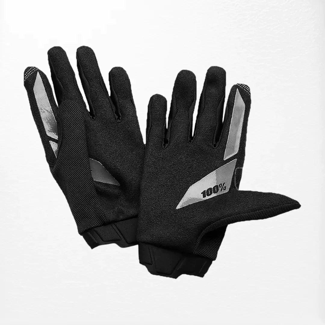 100% Ridecamp MX Gloves Black - Dash Racegear 