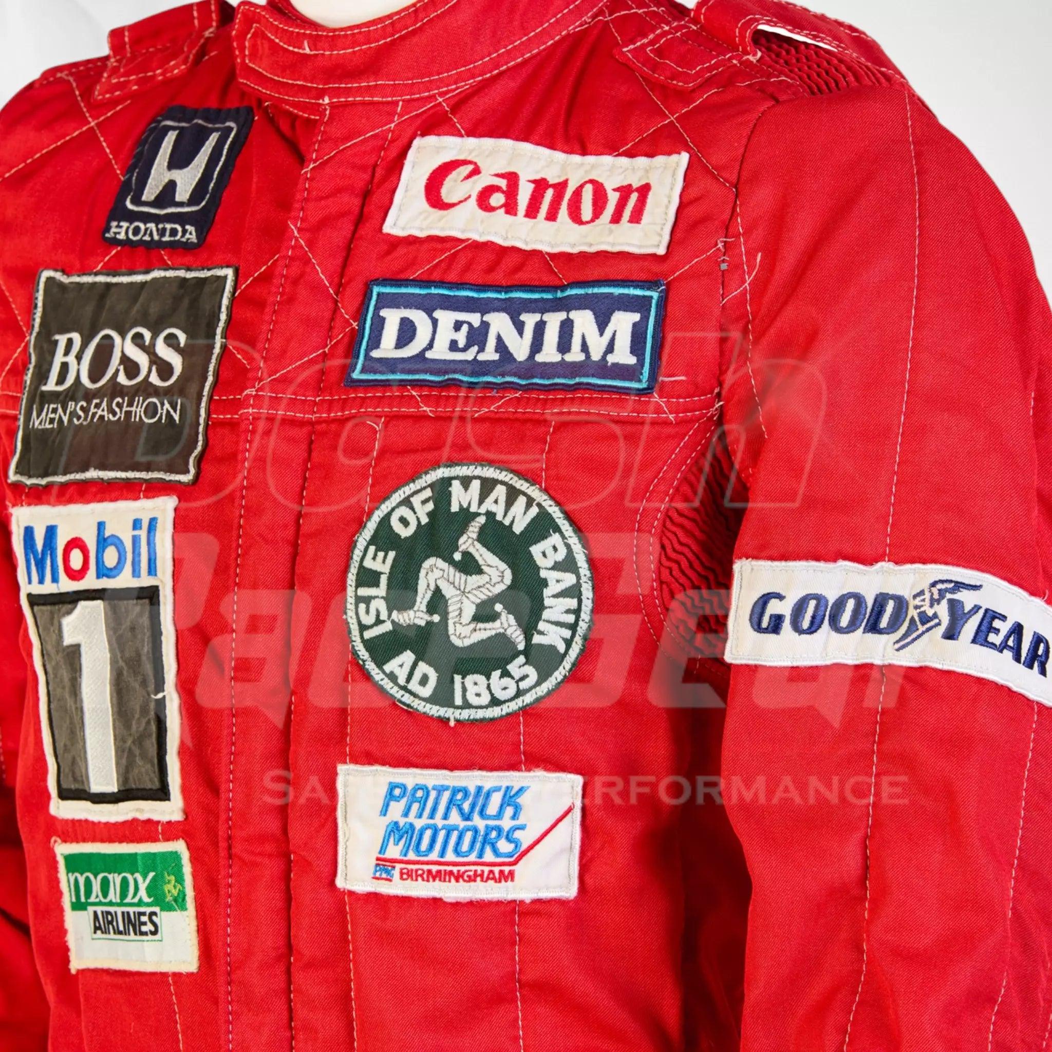 1985 Canon Williams Stand 21 Formula 1 NIGEL MANSELL’S Race Suit - Dash Racegear