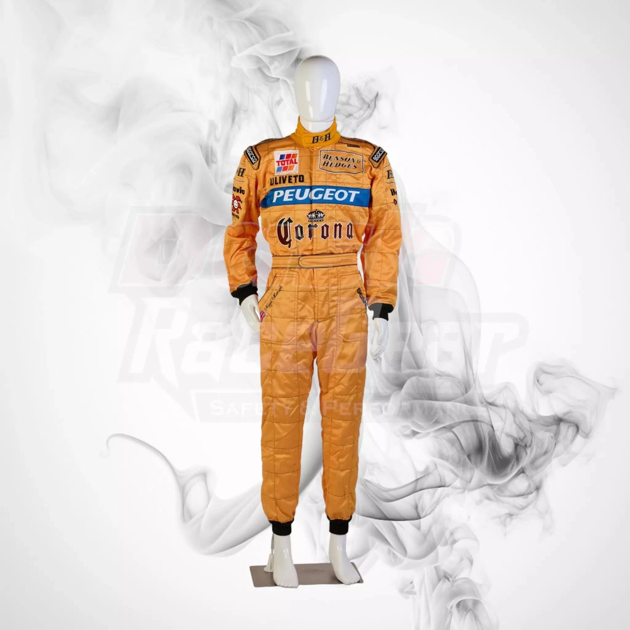 1996 Jordan Peugeot Benson & Hedges Sparco Formula 1 NIGEL MANSELL’S Race Suit - Dash Racegear 