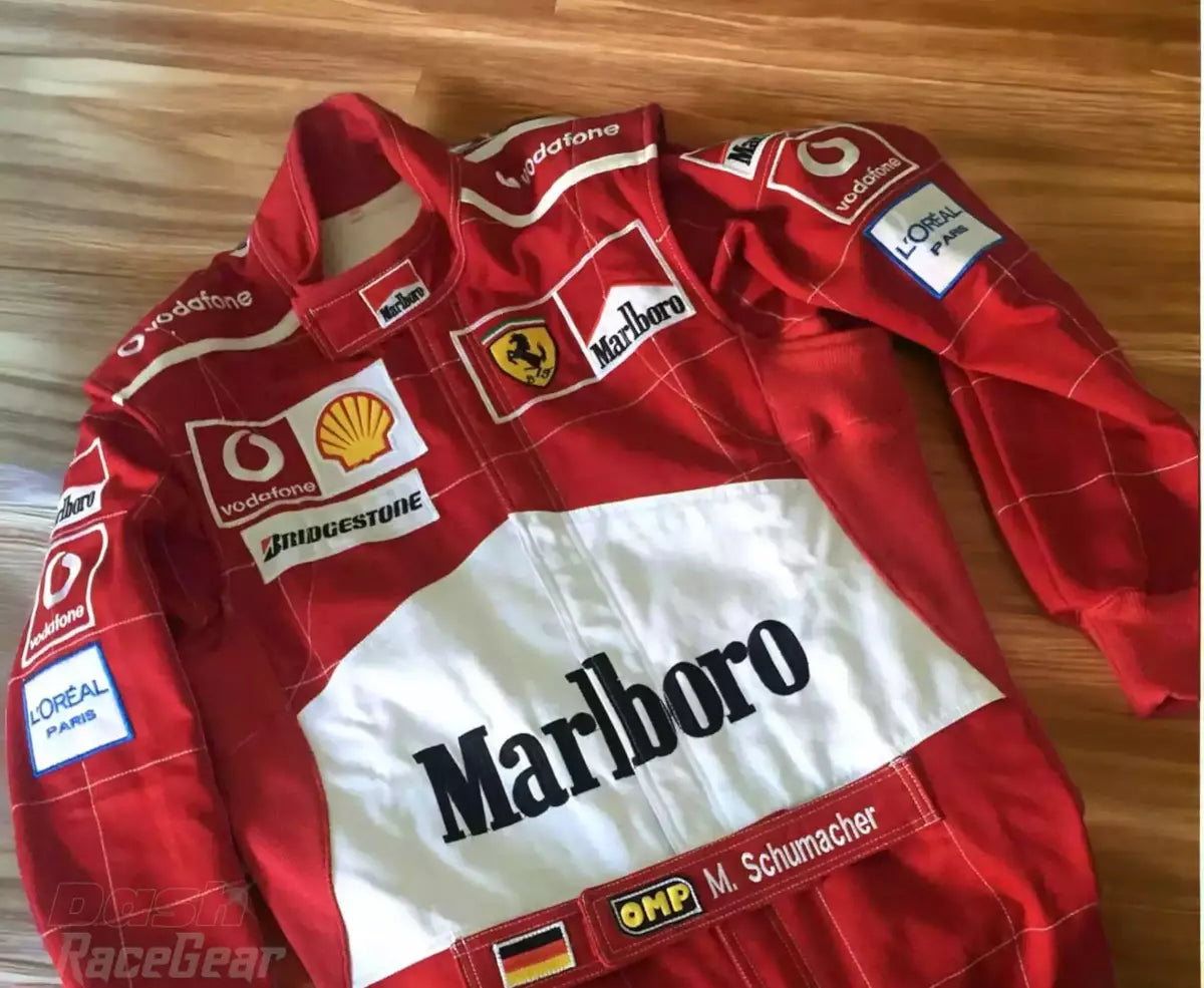 2004 Michael Schumacher Ferrari F1 Embroidered Racing Suit