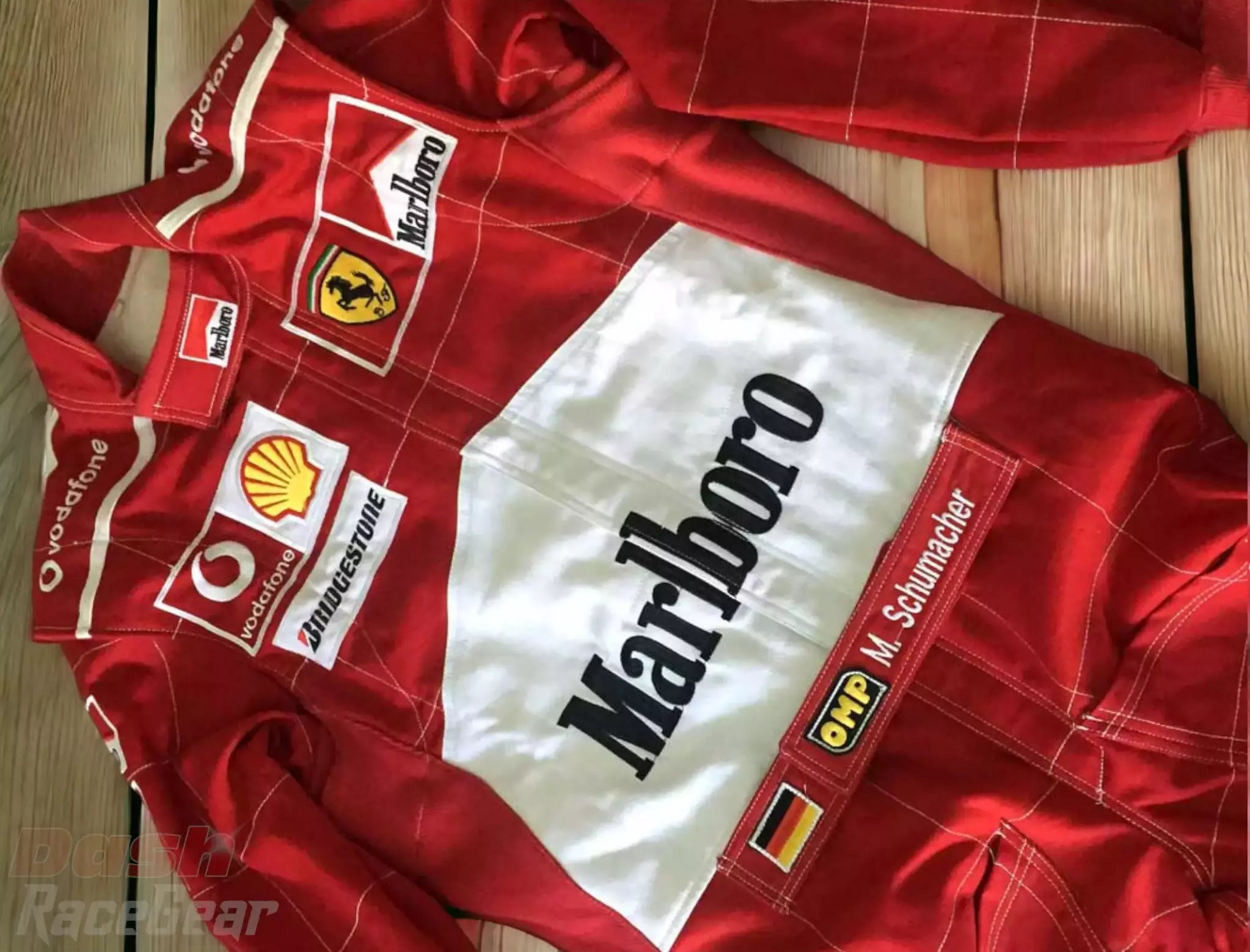 2004 Michael Schumacher Ferrari F1 Embroidered Racing Suit