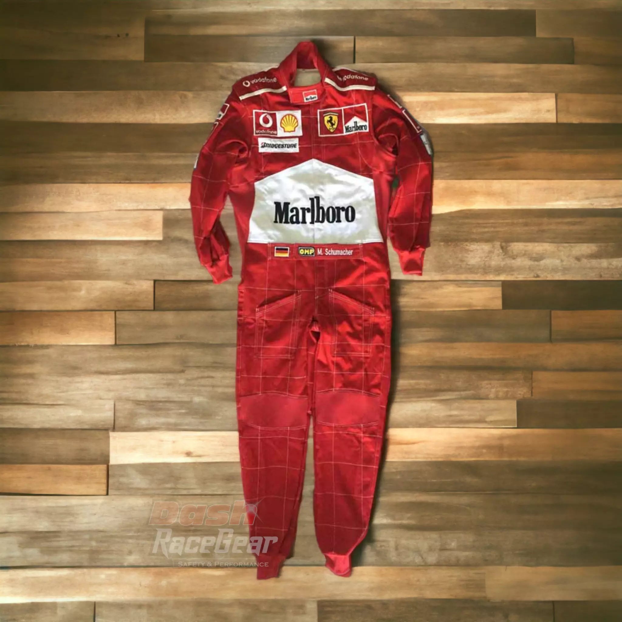 2004 Michael Schumacher Ferrari F1 Embroidered Racing Suit