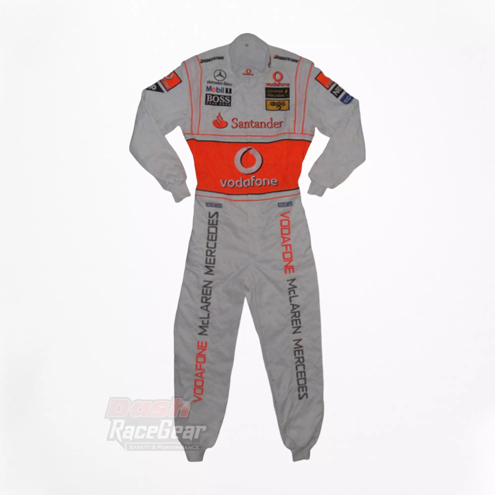 2007 Fernando Alonso McLaren F1 Embroidered Racing Suit