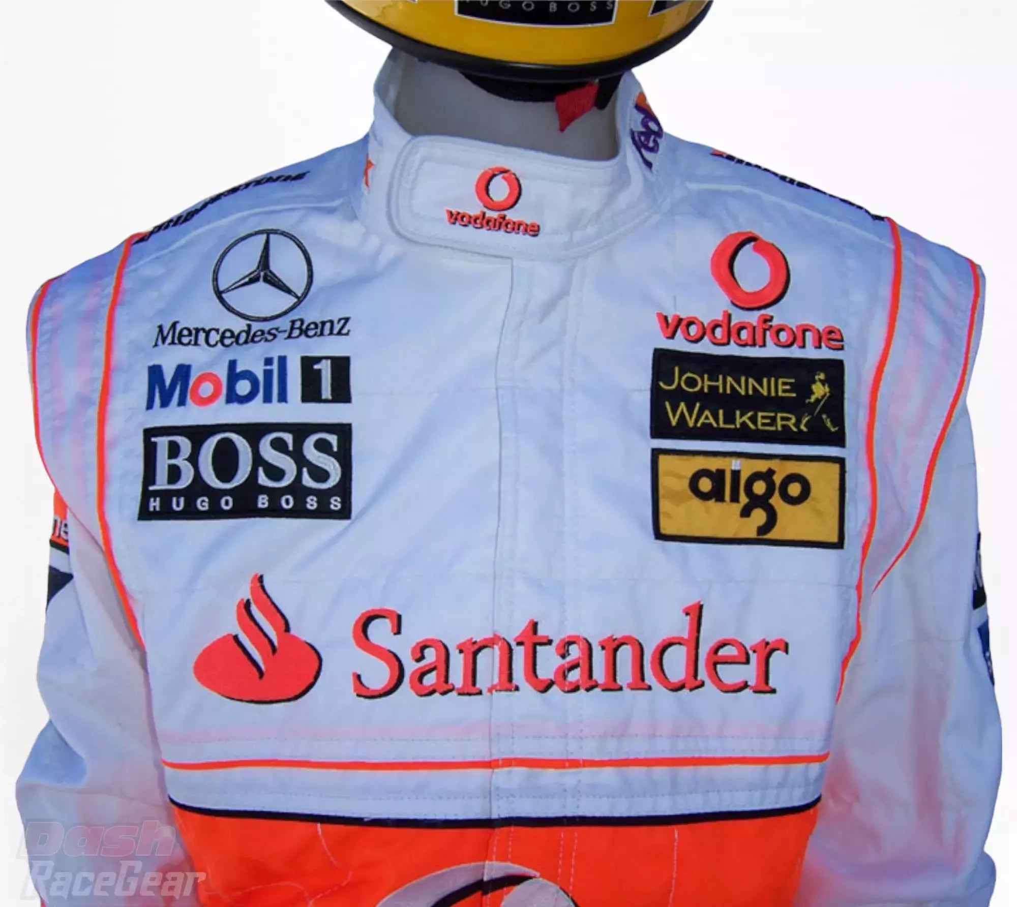 2007 Fernando Alonso McLaren F1 Embroidered Racing Suit