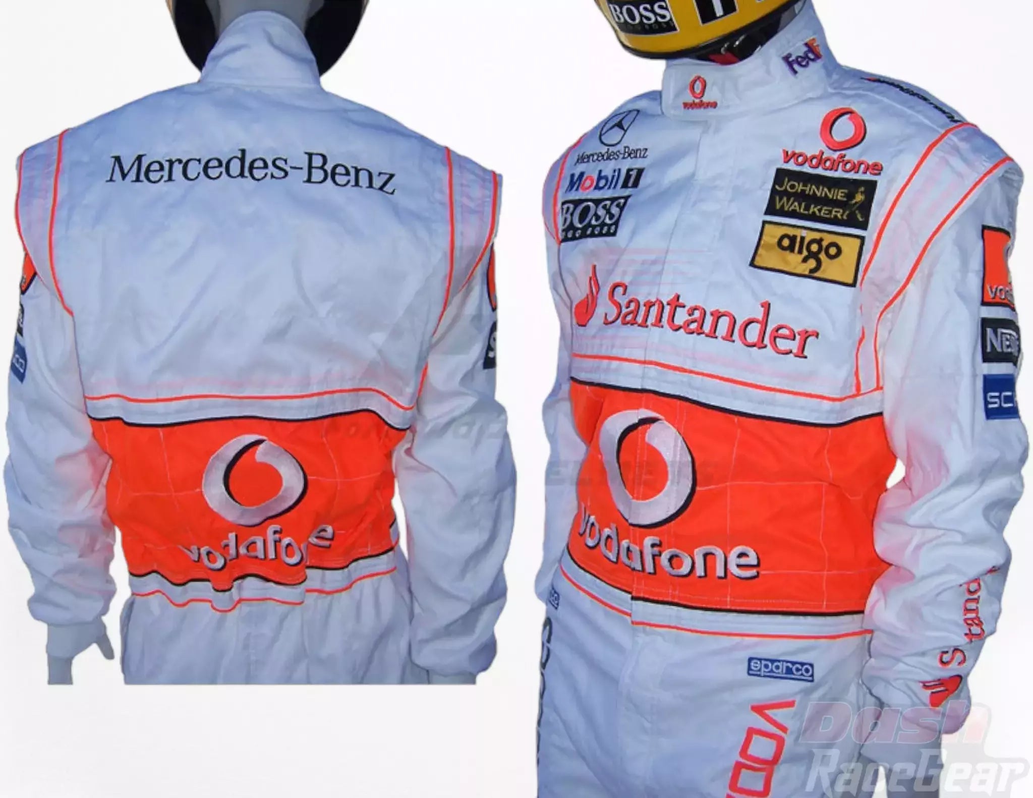 2007 Fernando Alonso McLaren F1 Embroidered Racing Suit