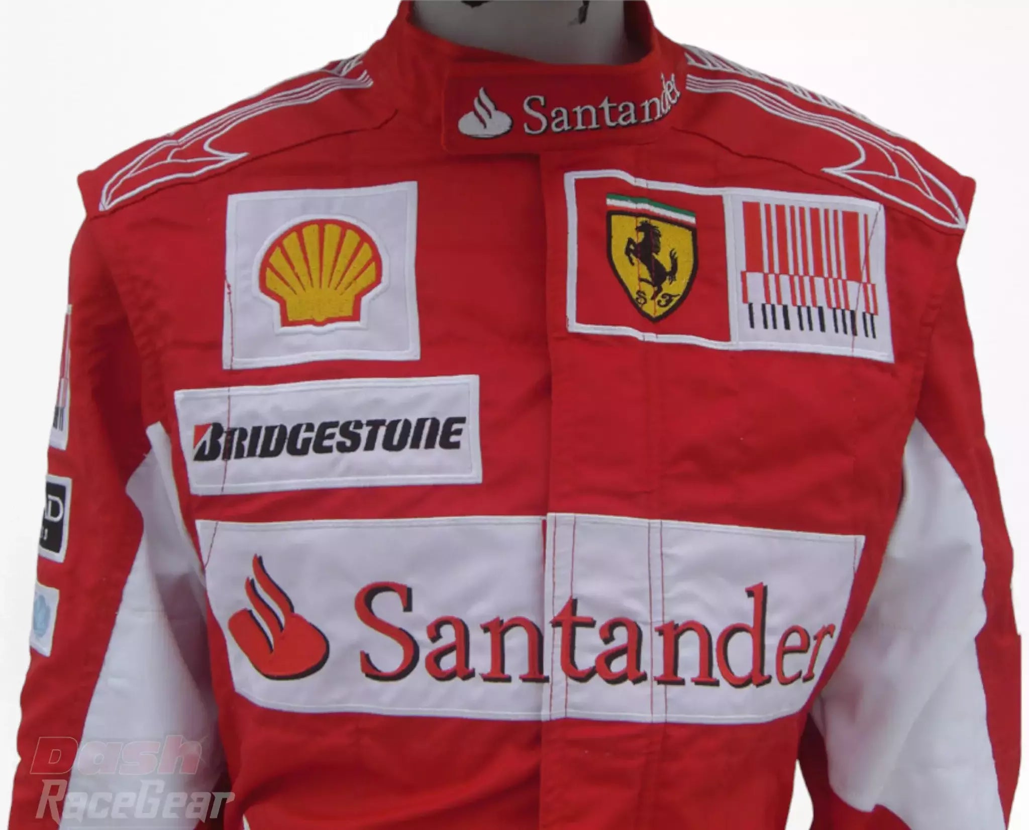 2010 Fernando Alonso Ferrari F1 Embroidered Racing Suit