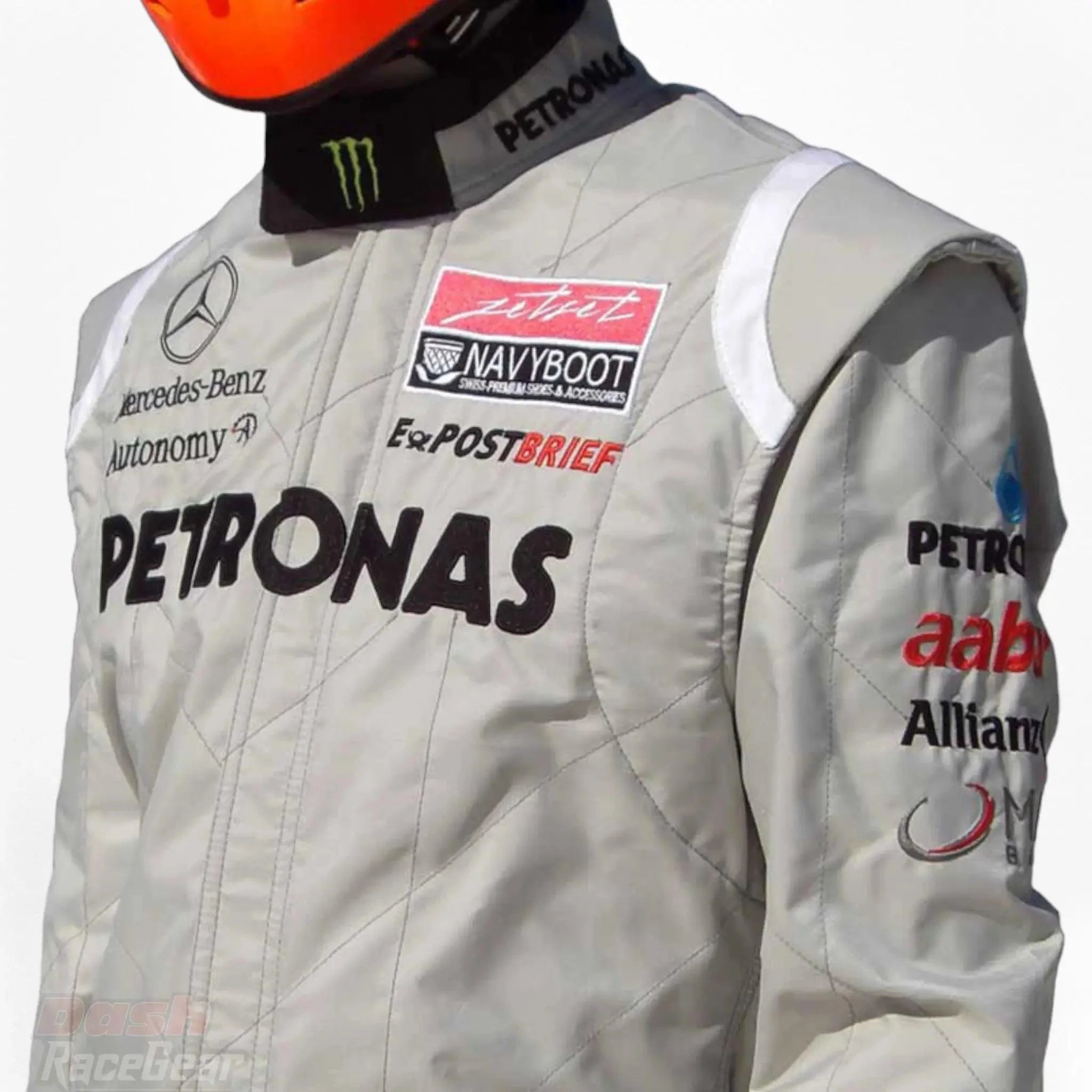 2011 Michael Schumacher Mercedes Benz F1 Embroidered Racing Suit - Dash Racegear