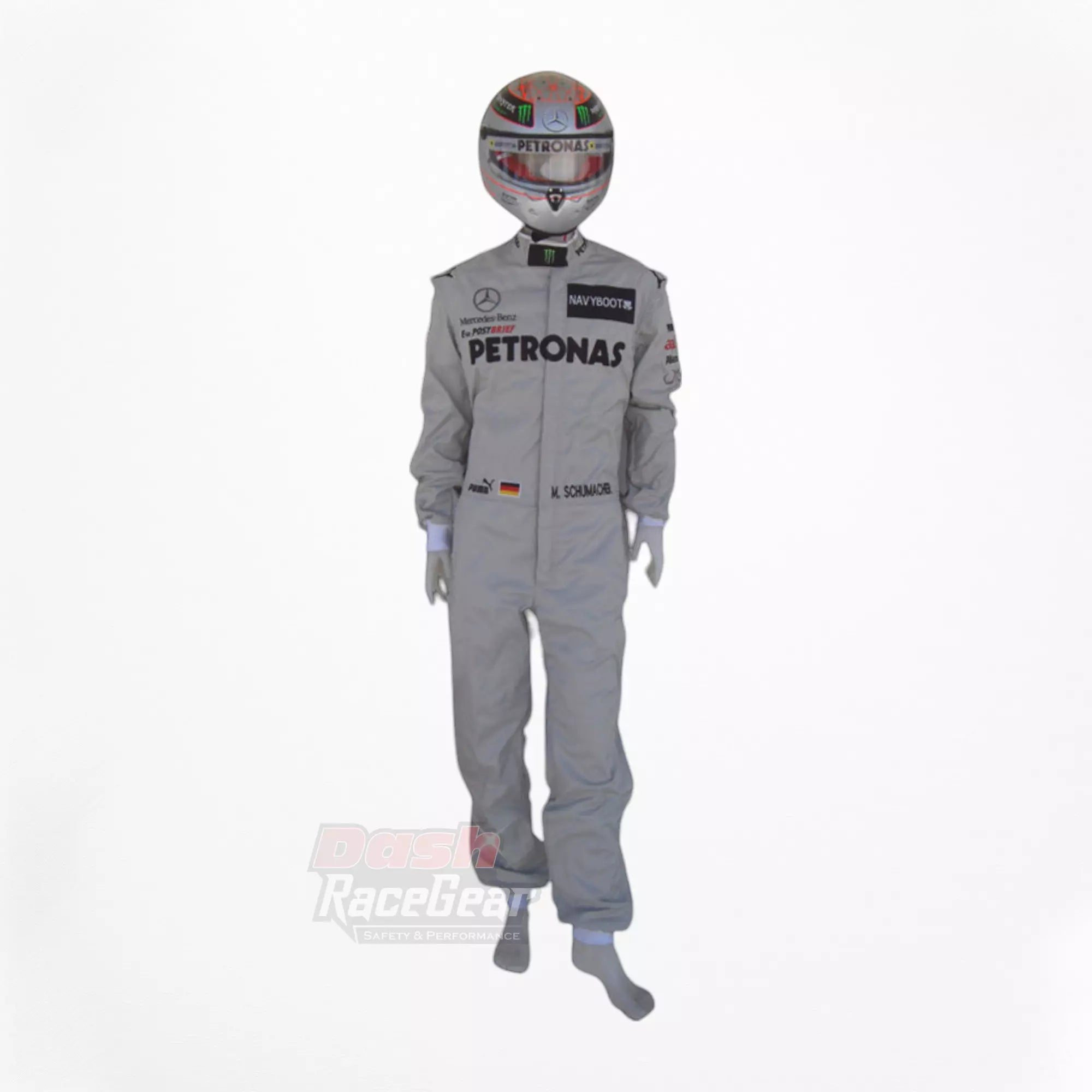 2012 Michael Schumacher Mercedes Benz F1 Embroidered Race Suit