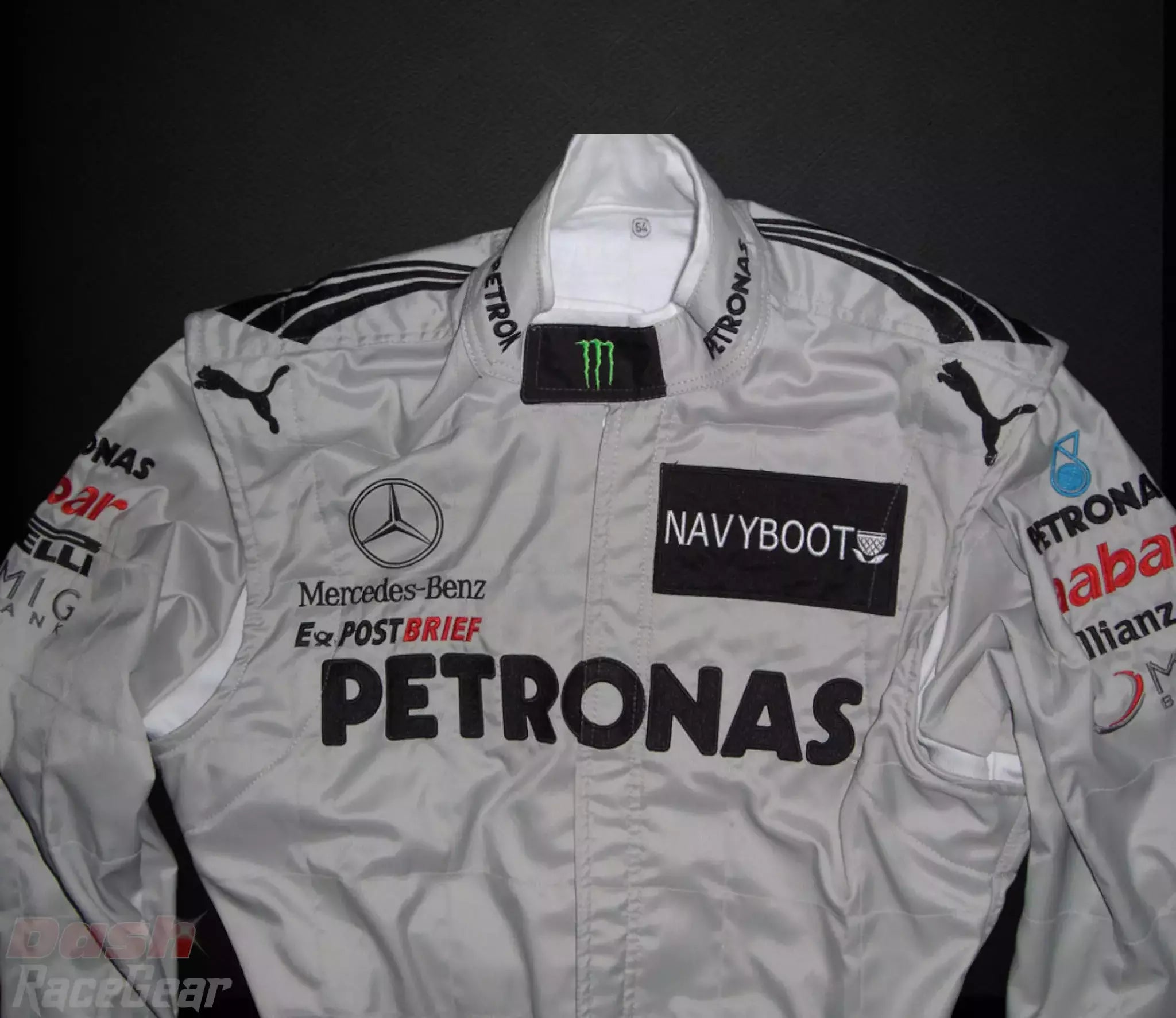 2012 Michael Schumacher Mercedes Benz F1 Embroidered Race Suit