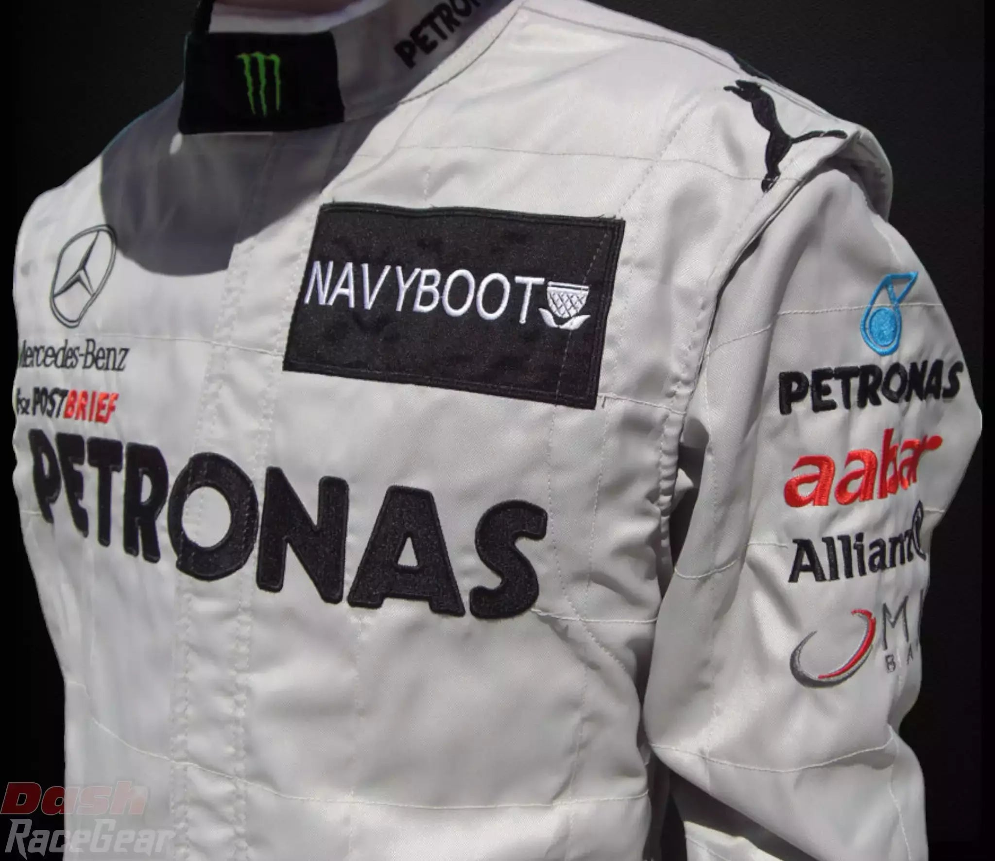 2012 Michael Schumacher Mercedes Benz F1 Embroidered Race Suit