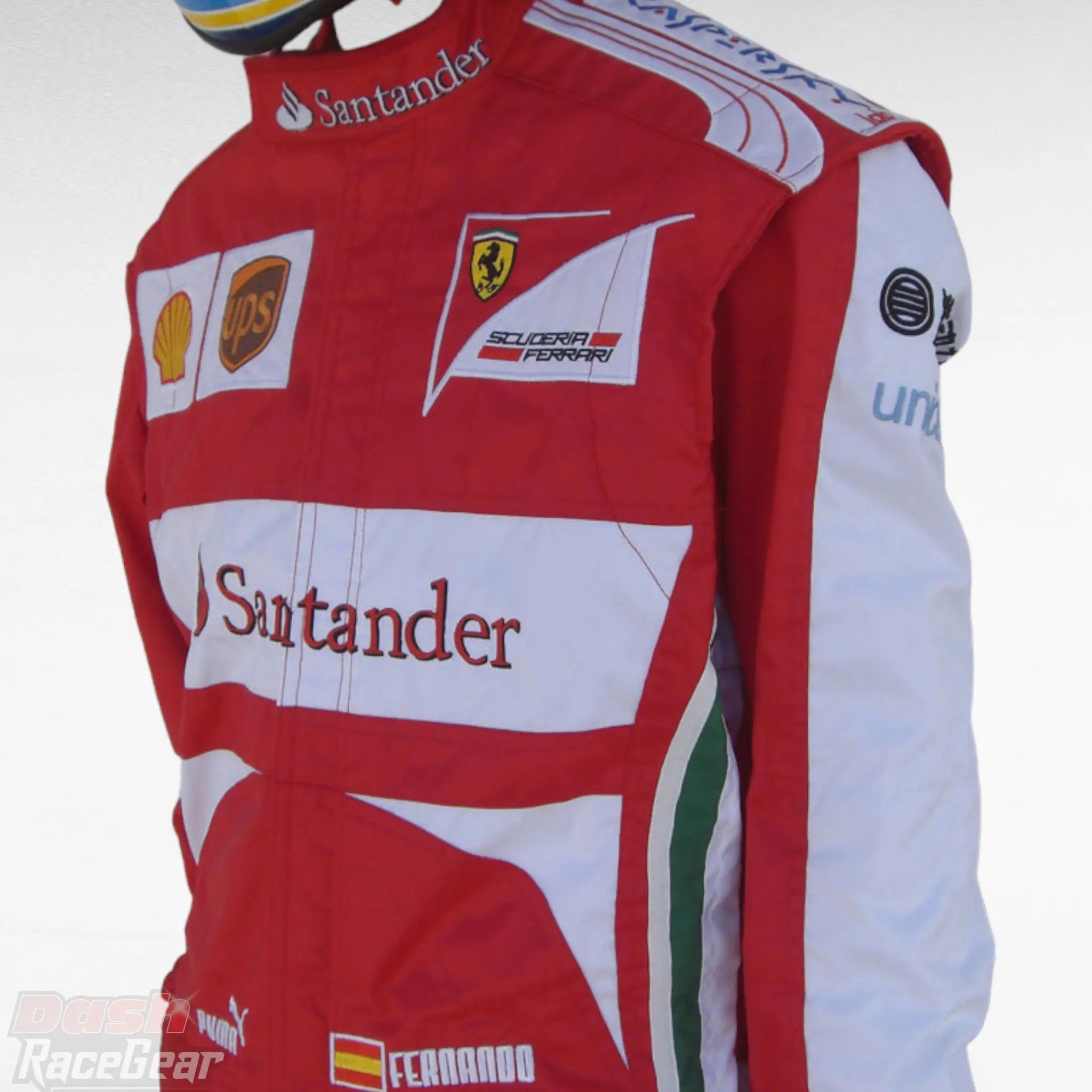 2013 Fernando Alonso Ferrari F1 Embroidered Racing Suit