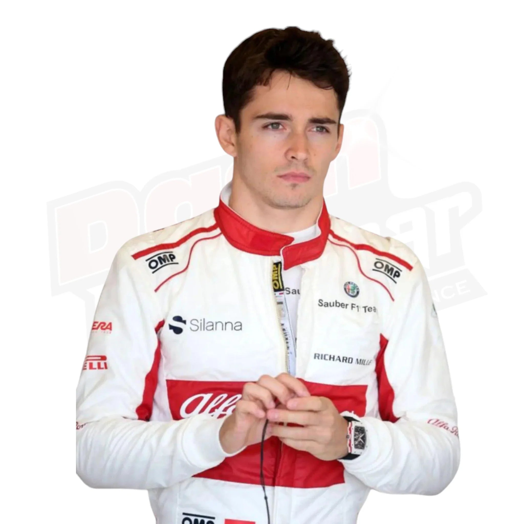 Traje Alfa Romeo Sauber F1 de Charles Leclerc 2018