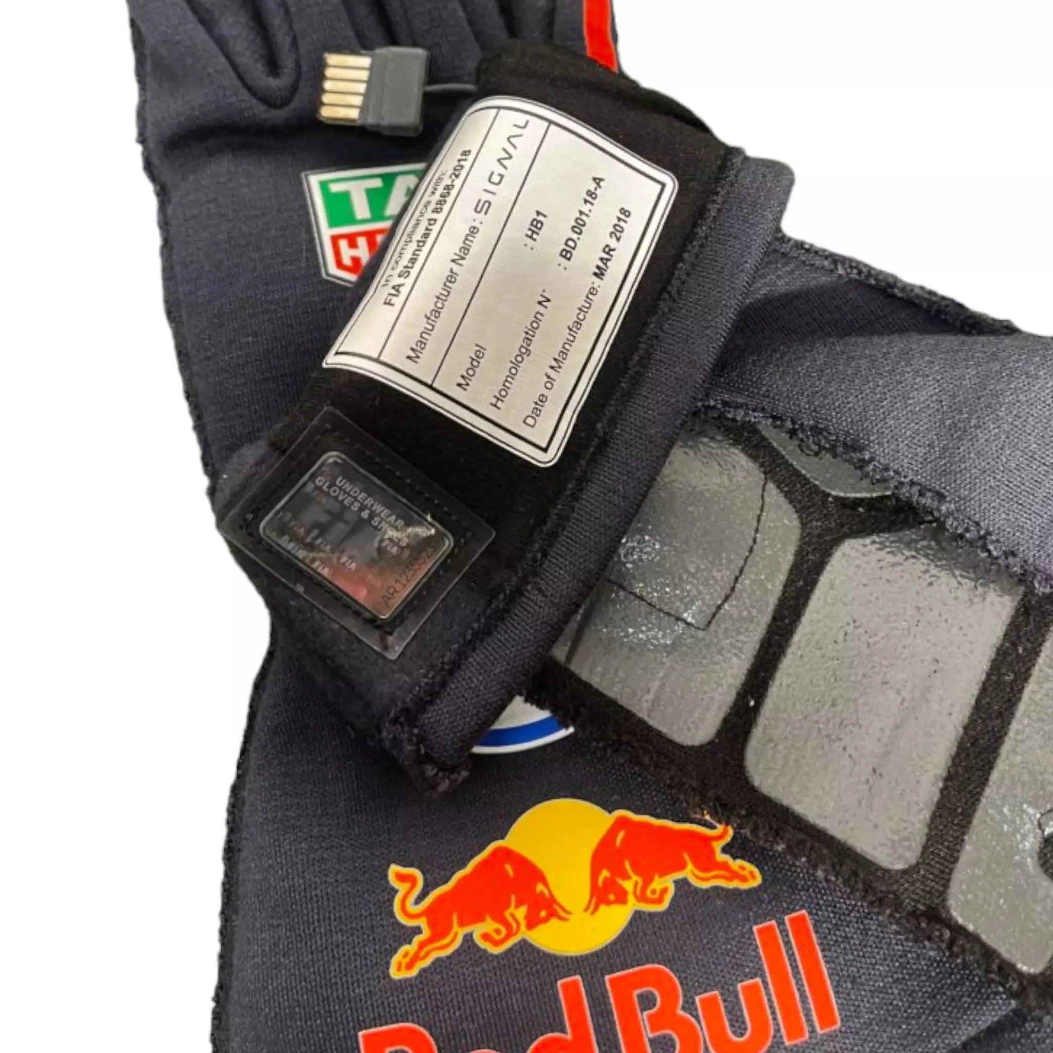 2018 Max Verstappen Race Gloves - Dash Racegear 