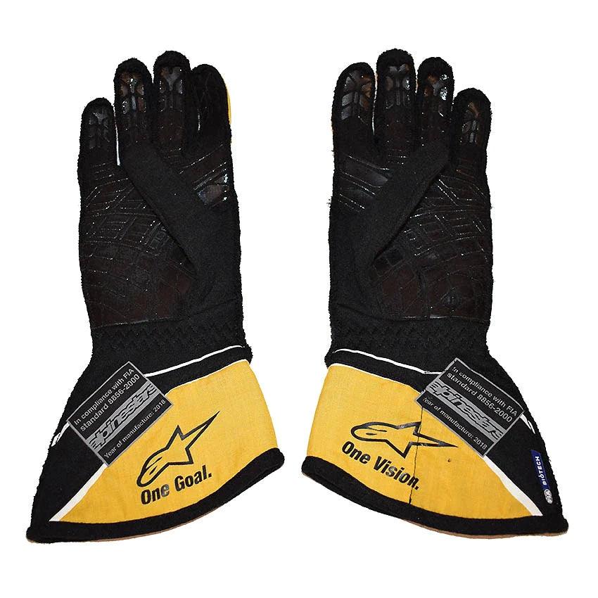 2018 Nico Hulkenberg Race Worn Biotech Formula 1 Gloves DASH RACEGEAR