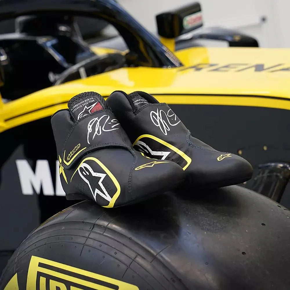 2019 DANIEL RICCIARDO RENAULT F1 RACE BOOTS - Dash Racegear 