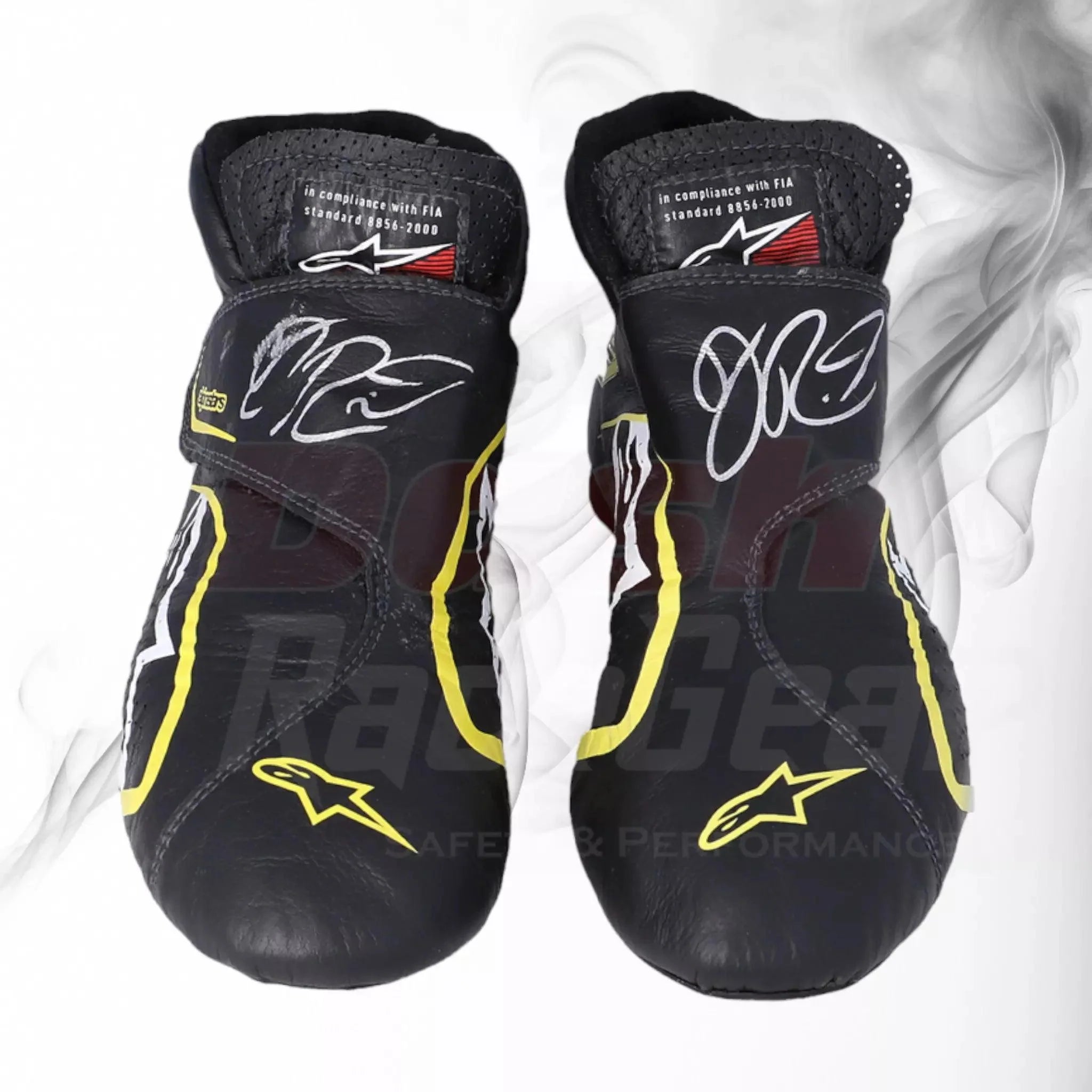 2019 DANIEL RICCIARDO RENAULT F1 RACE BOOTS - Dash Racegear 