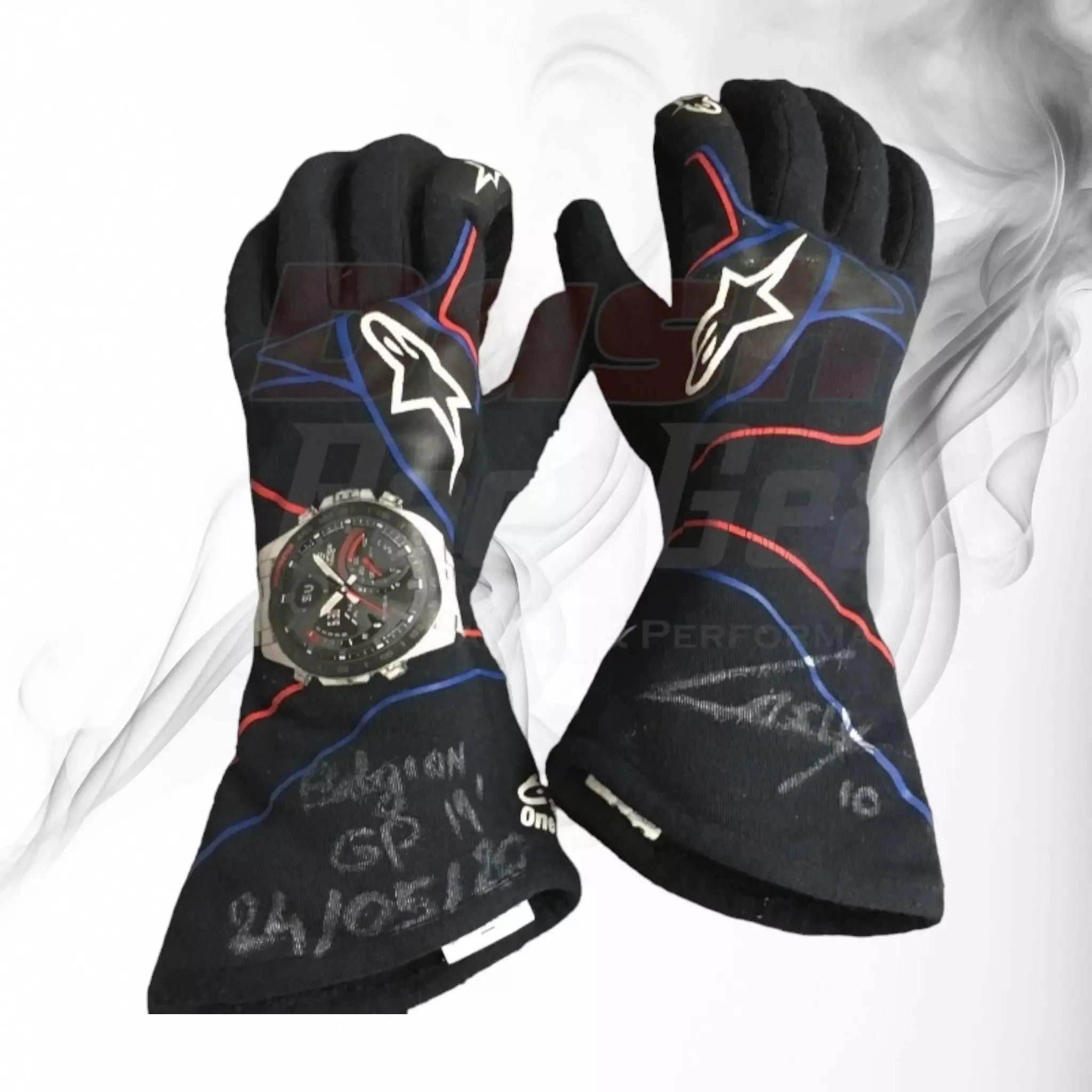 2019 Pierre Gasly Belgian GP F1 Race Gloves - Dash Racegear 