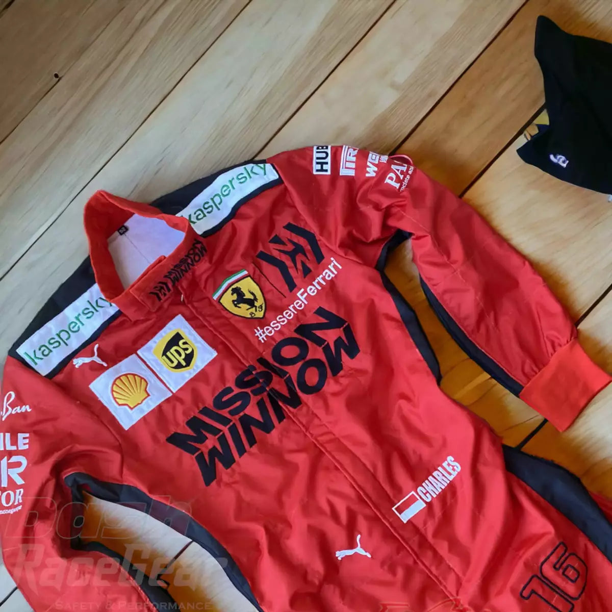 2020 Charles Leclerc Ferrari Mission Winnow F1 Embroidered Racing Suit