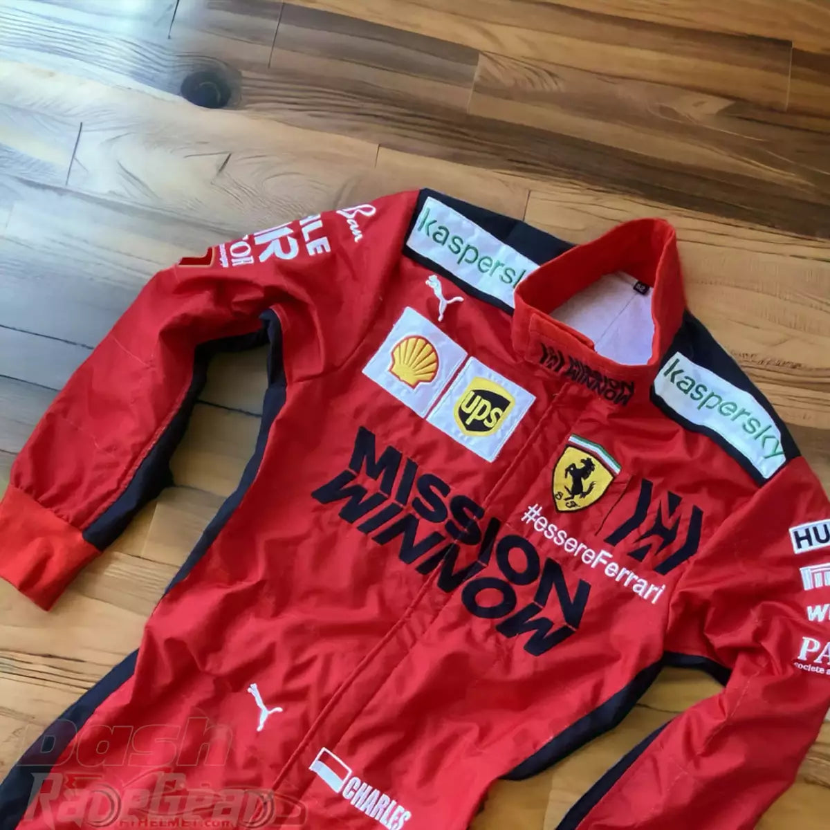 2020 Charles Leclerc Ferrari Mission Winnow F1 Embroidered Racing Suit