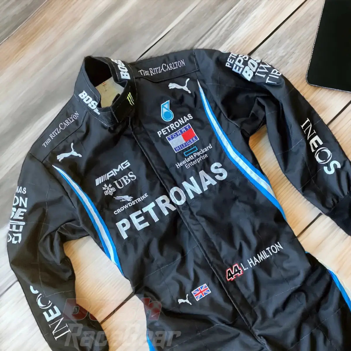 2020 Lewis Hamilton Mercedes AMG F1 Embroidery Race Suit