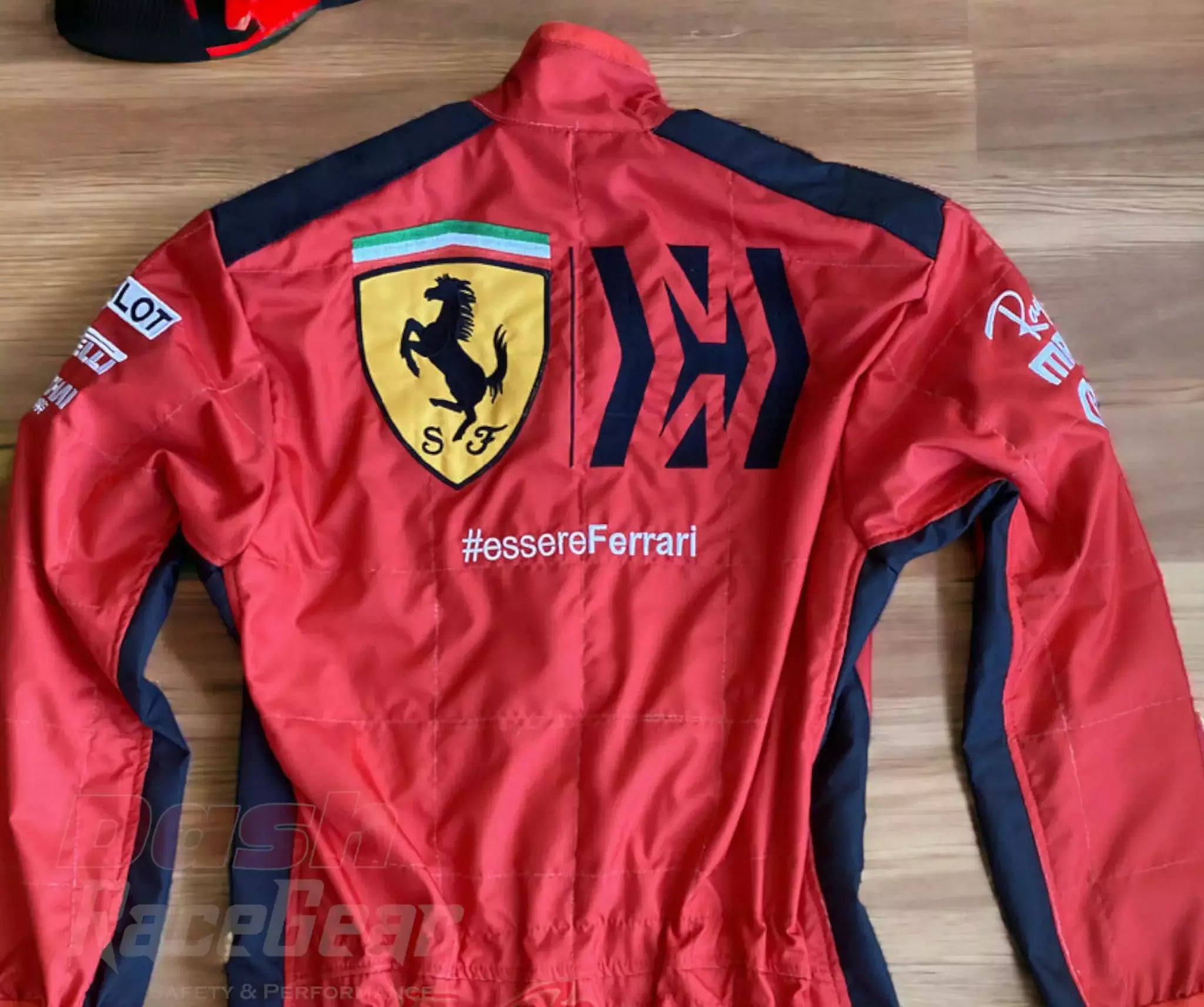 2020 Sebastian Vettel Ferrari Mission Winnow F1 Embroidered Racing suit