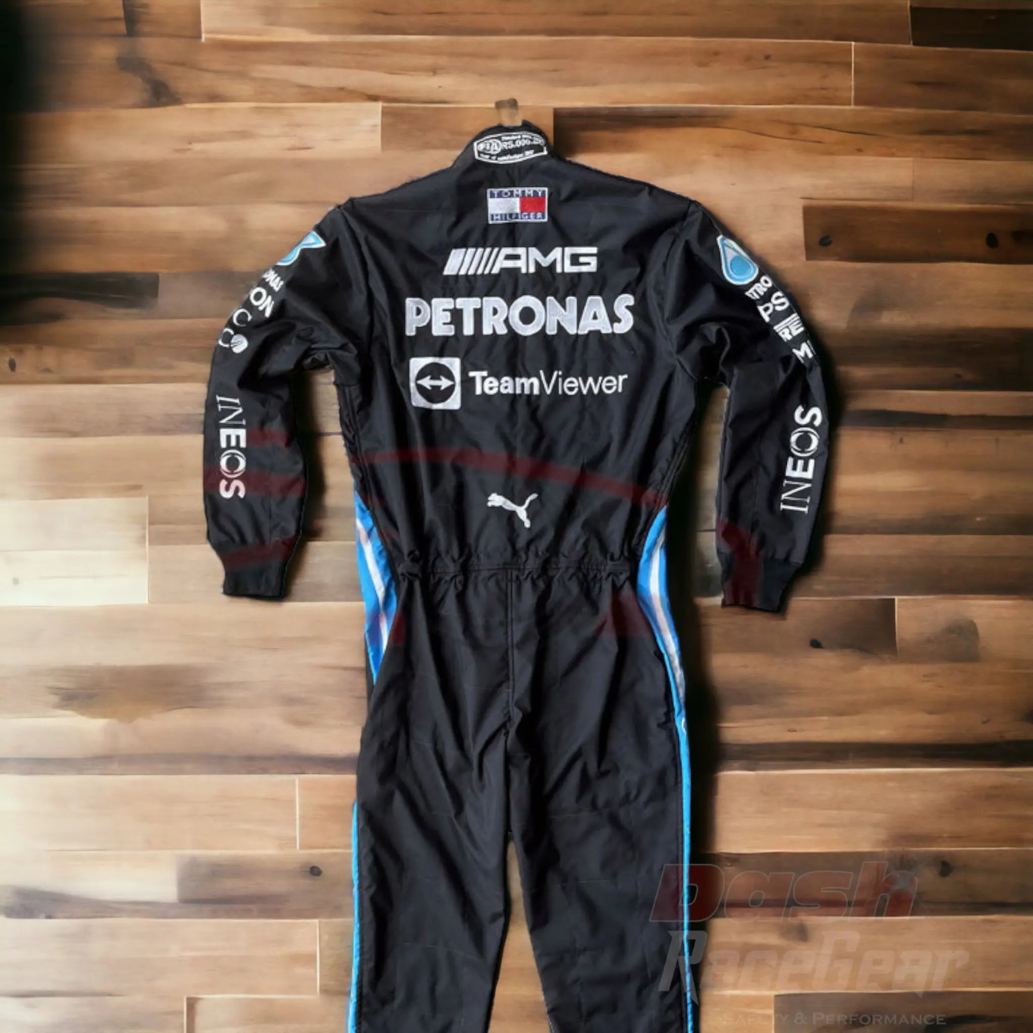 2021 Lewis Hamilton Mercedes Benz F1 Embroidered Race Suit