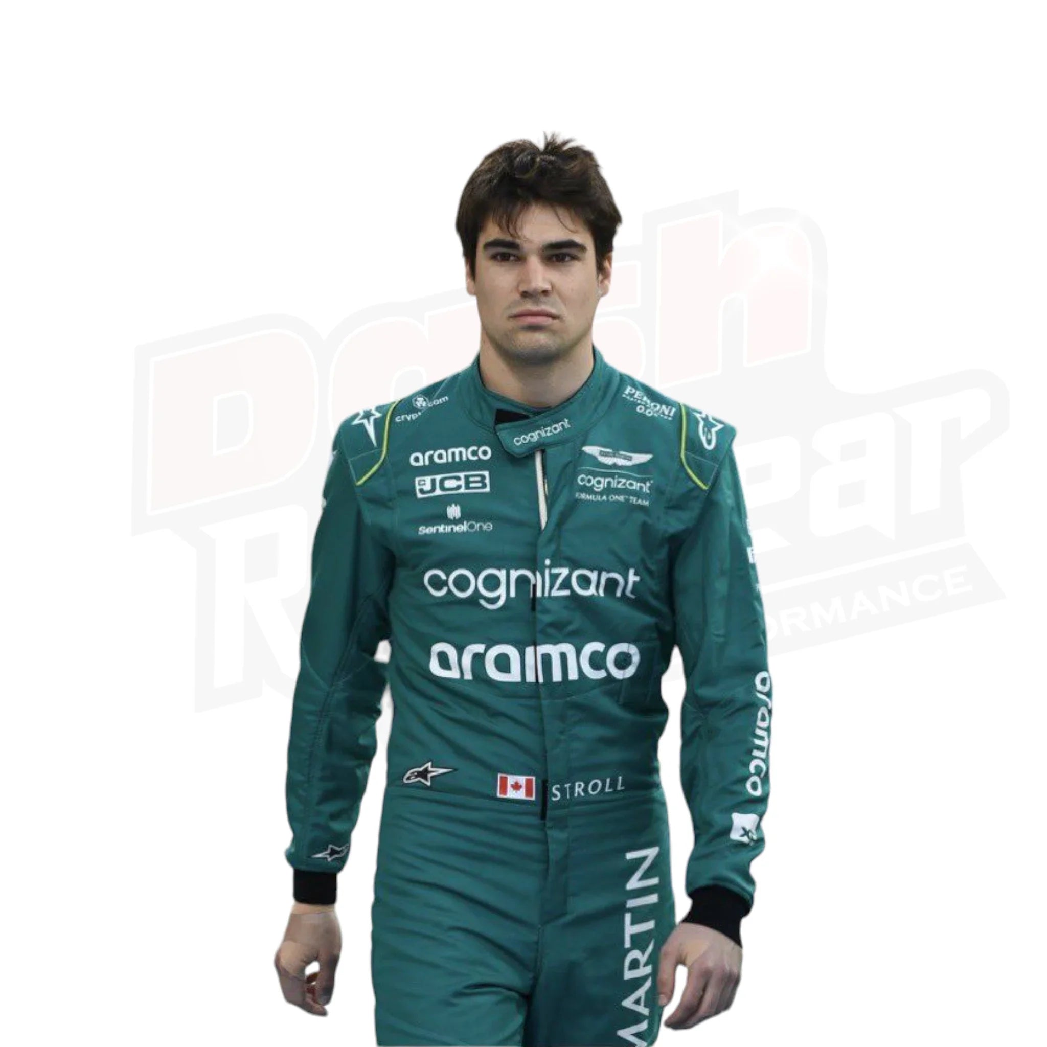 2023 Lance Stroll Aston Martin F1 Race Suit - Sao Paulo GP