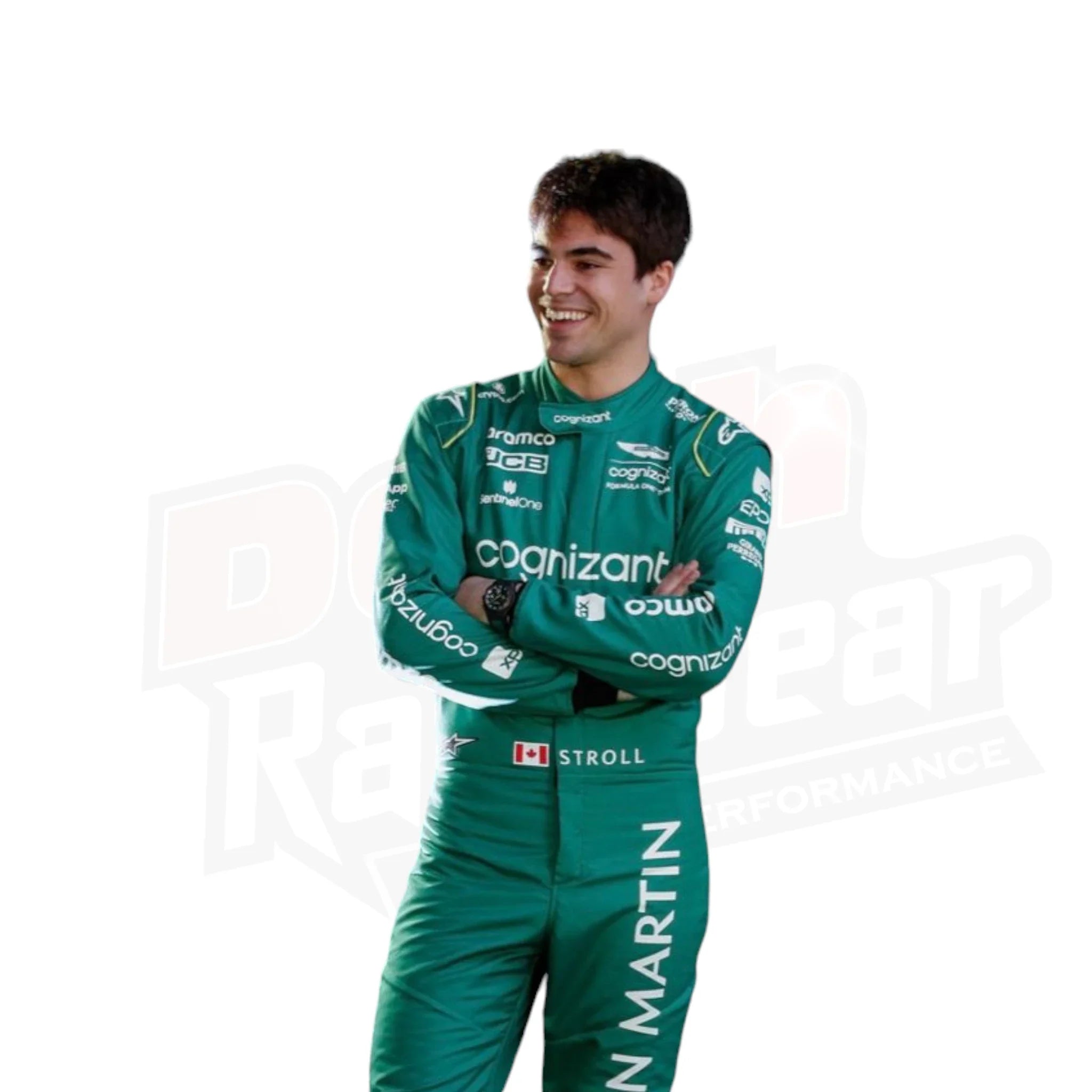 2023 Lance Stroll Aston Martin F1 Race Suit - Sao Paulo GP