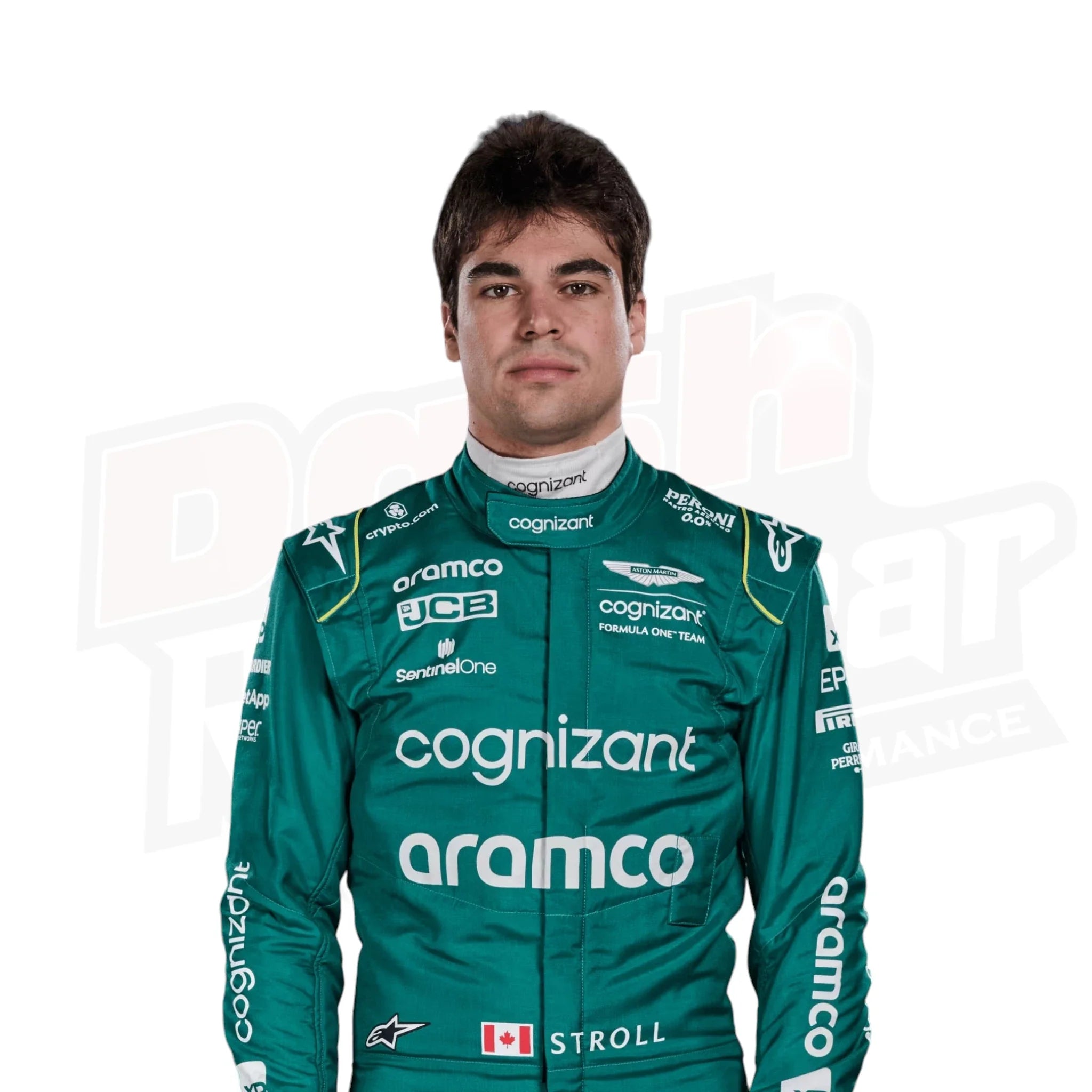 2023 Lance Stroll Aston Martin F1 Race Suit - Sao Paulo GP