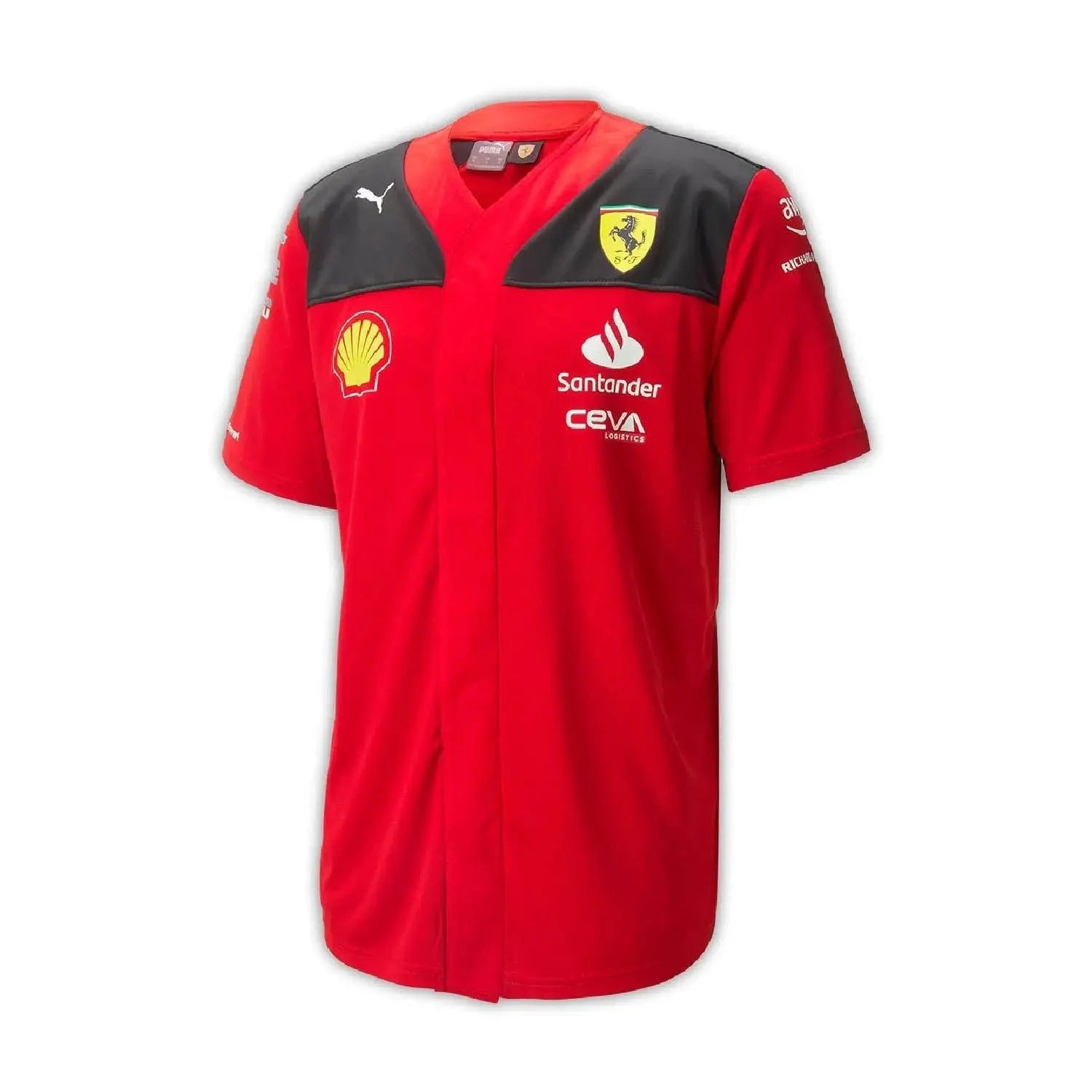 Scuderia Ferrari 2023 Miami Team Baseball Shirt Dash racegear