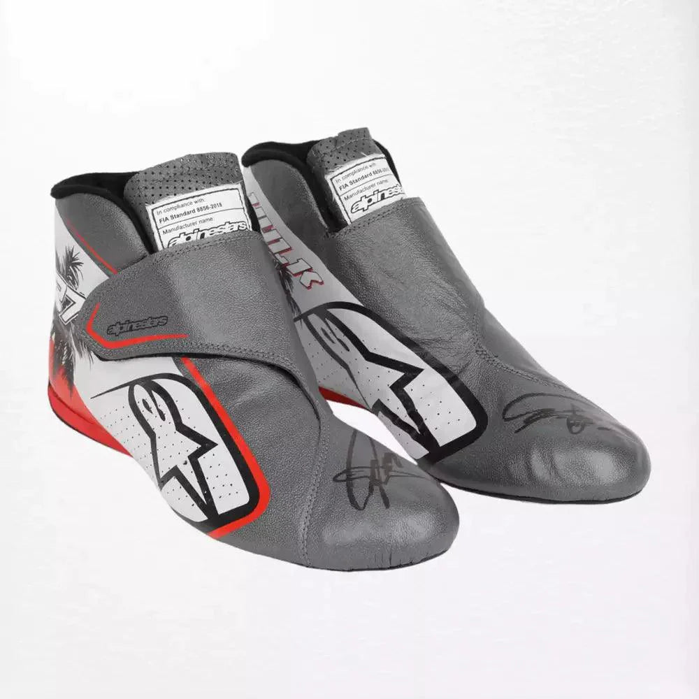 2023 NICO HÜLKENBERG HAAS F1 TEAM WEEKEND WORN RACE BOOTS - MIAMI GP - Dash Racegear 