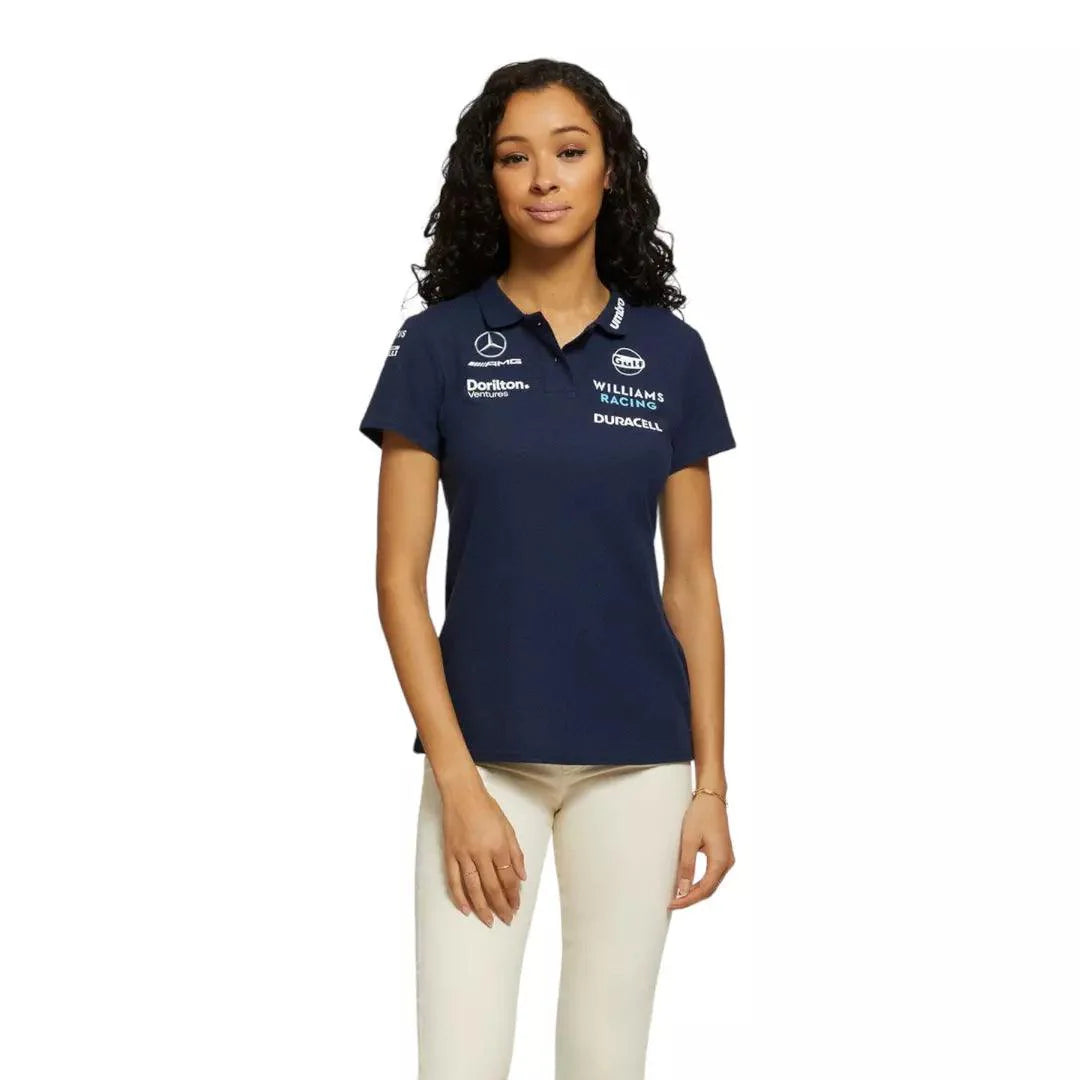 2023 Women's CVC Media Polo Navy DASH RACEGEAR