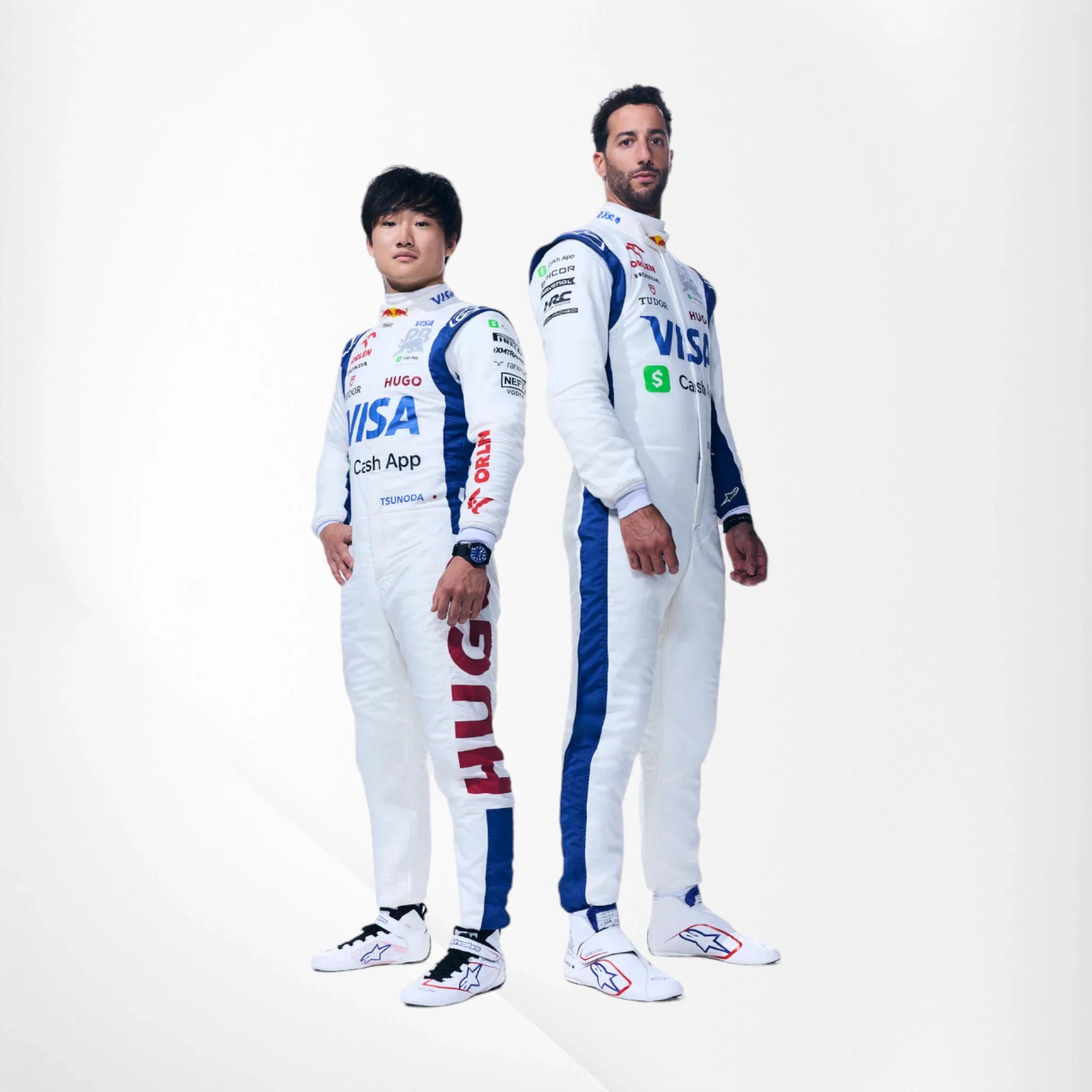 2024 Daniel Ricciardo Yuki Tsunoda F1 Team Race Suit - Las Vegas