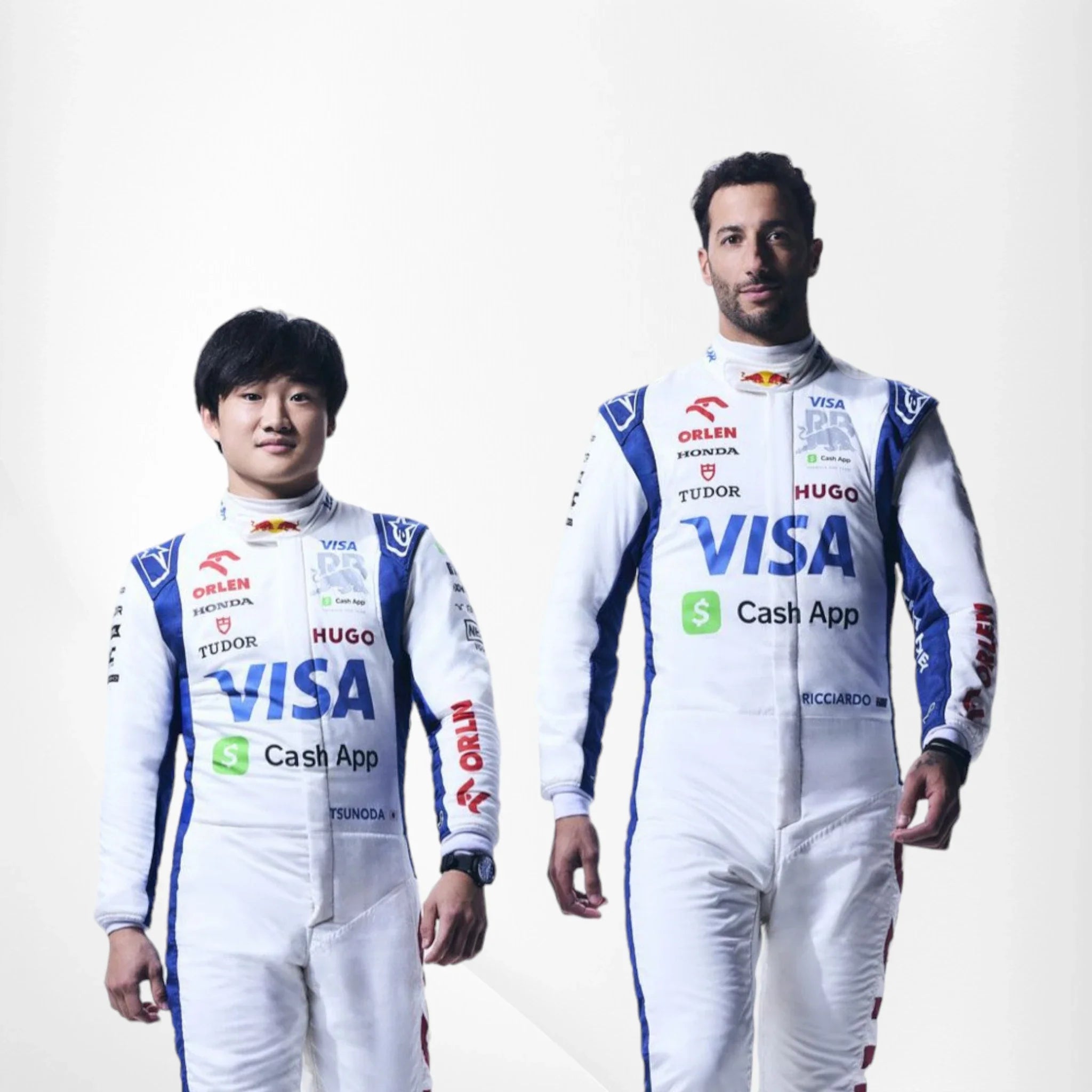 2024 Daniel Ricciardo Yuki Tsunoda F1 Team Race Suit - Las Vegas