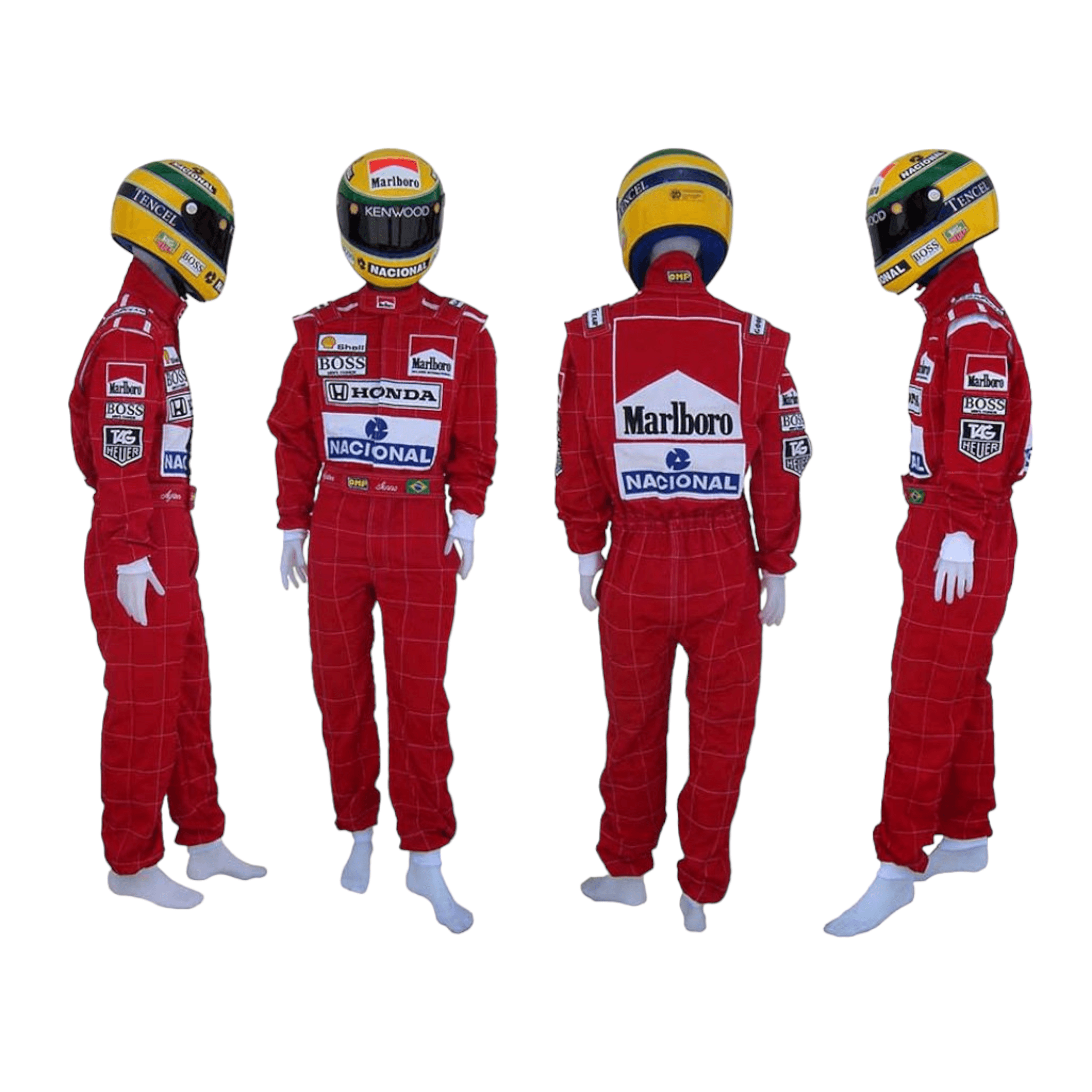 Ayrton Senna 1991 racing suit Replica / Team Mc Laren F1 DASH RACEGEAR