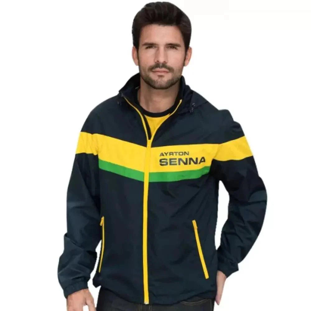 Ayrton Senna Windbreaker Jacket Racing - Dash Racegear 