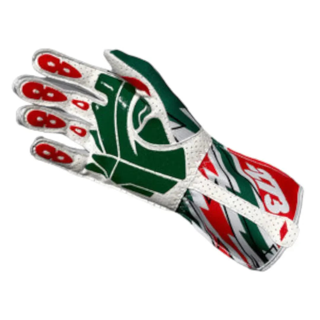 BLITZ White/Green/Red/Black DASH RACWGEAR