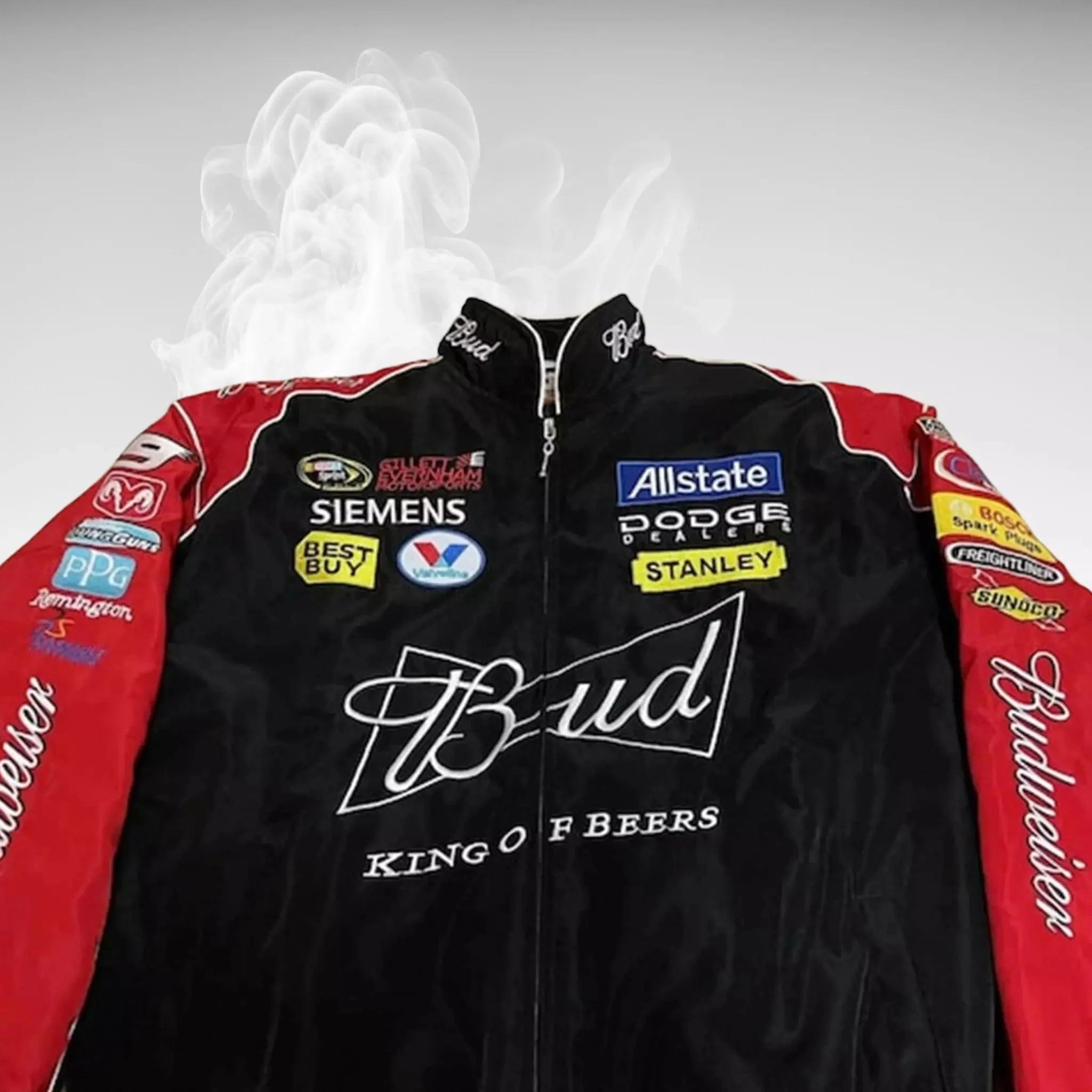 Budweiser F1 Racing Embroidered Retro Limited Edition Jacket - Dash Racegear 