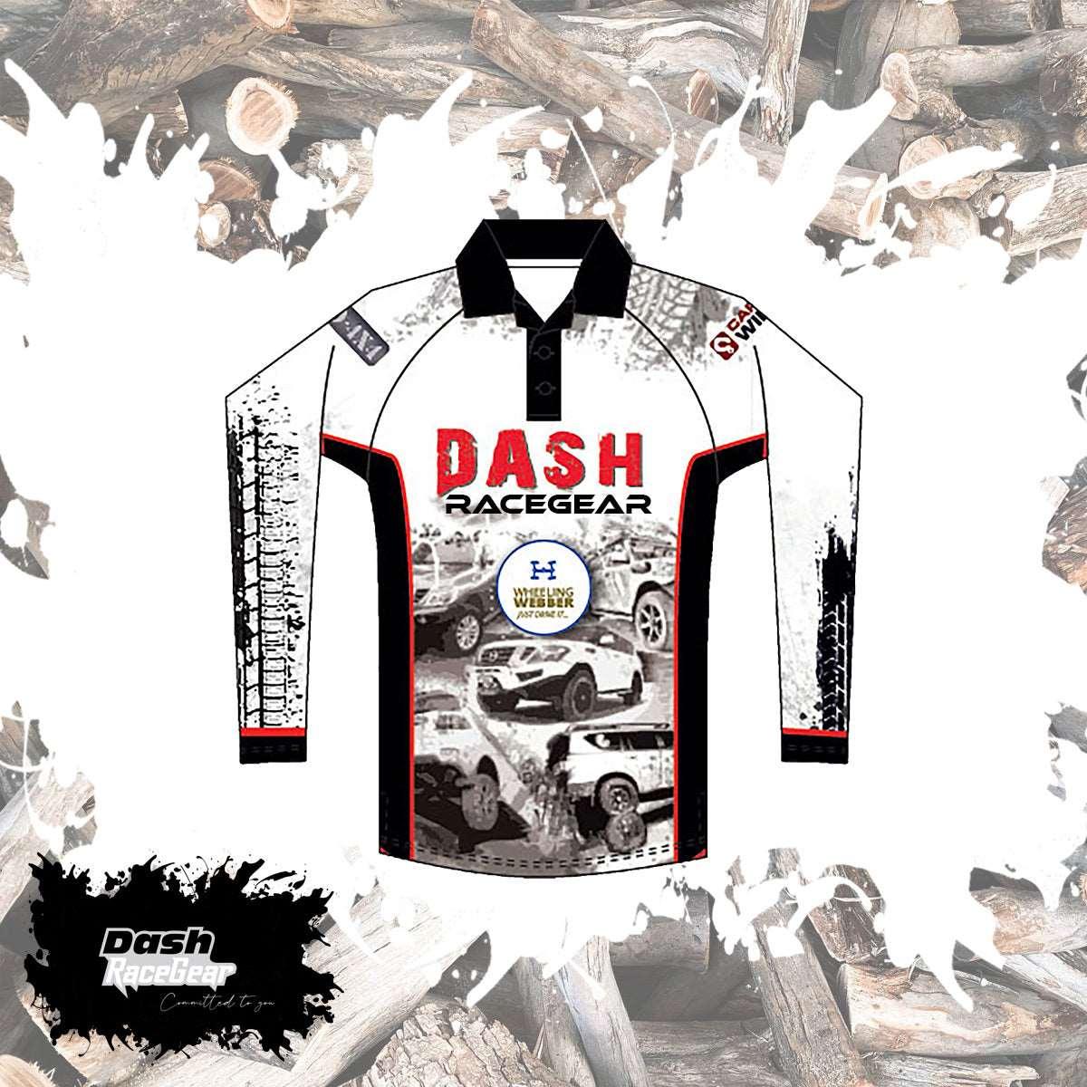 DASH RACEGEAR BRANDED FISHING SHIRT MERCHANDISE PACK DASH RACEGEAR