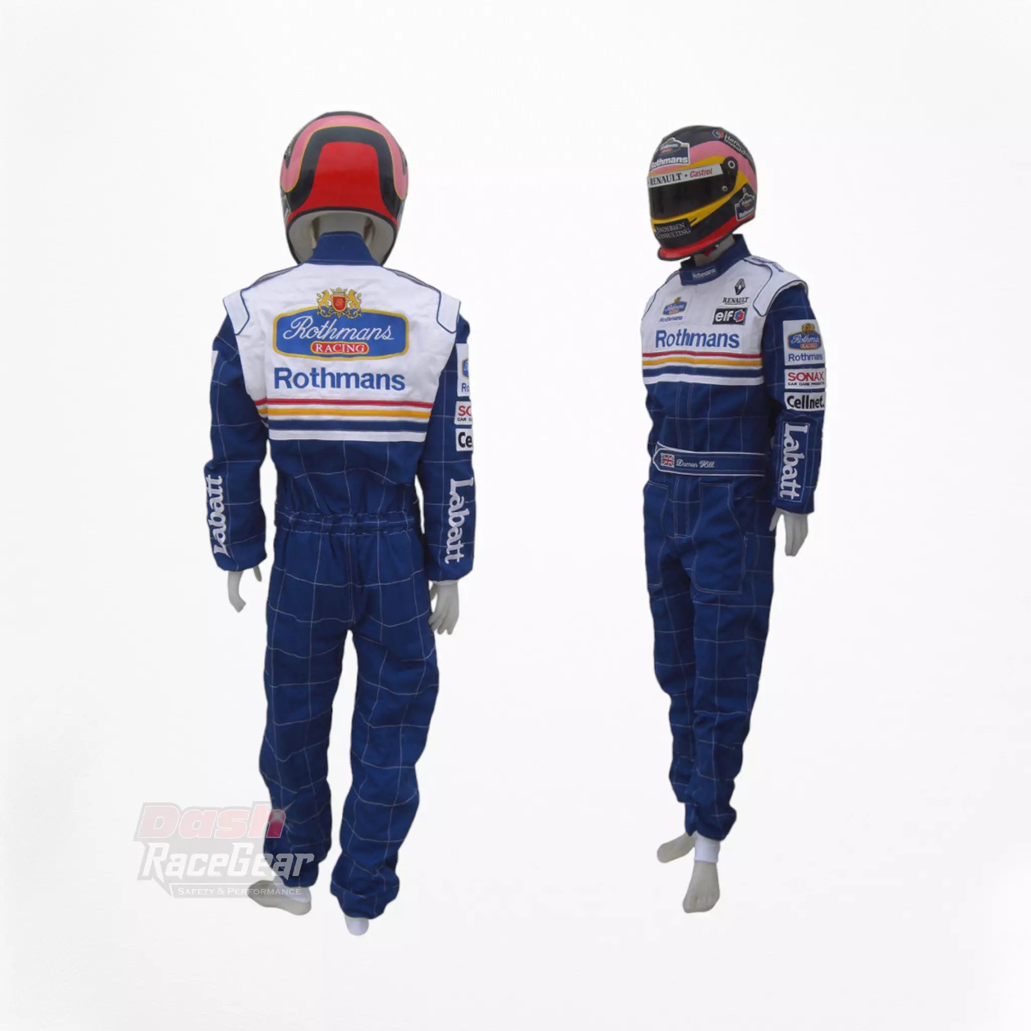 Damon Hill 1997 Williams F1 Embroidered Racing Suit