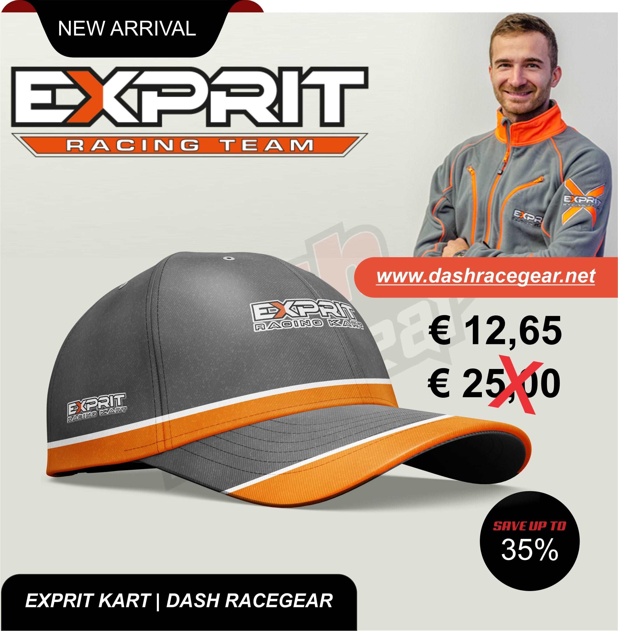 EXPRIT KART 2020 NEW ! CAP DASH RACEGEAR