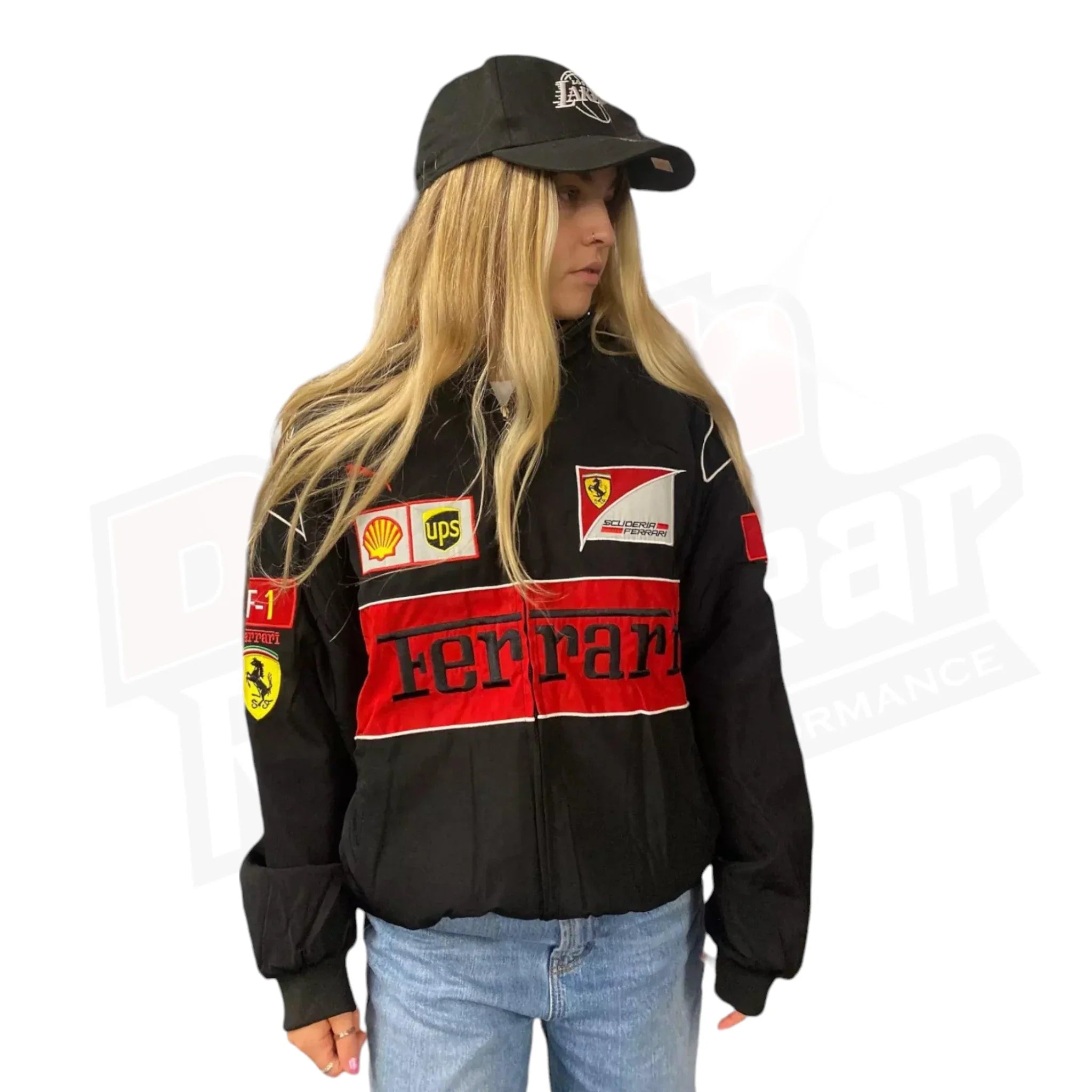 Embroidered F1 Ferrari Racing Jacket Dash Racegear