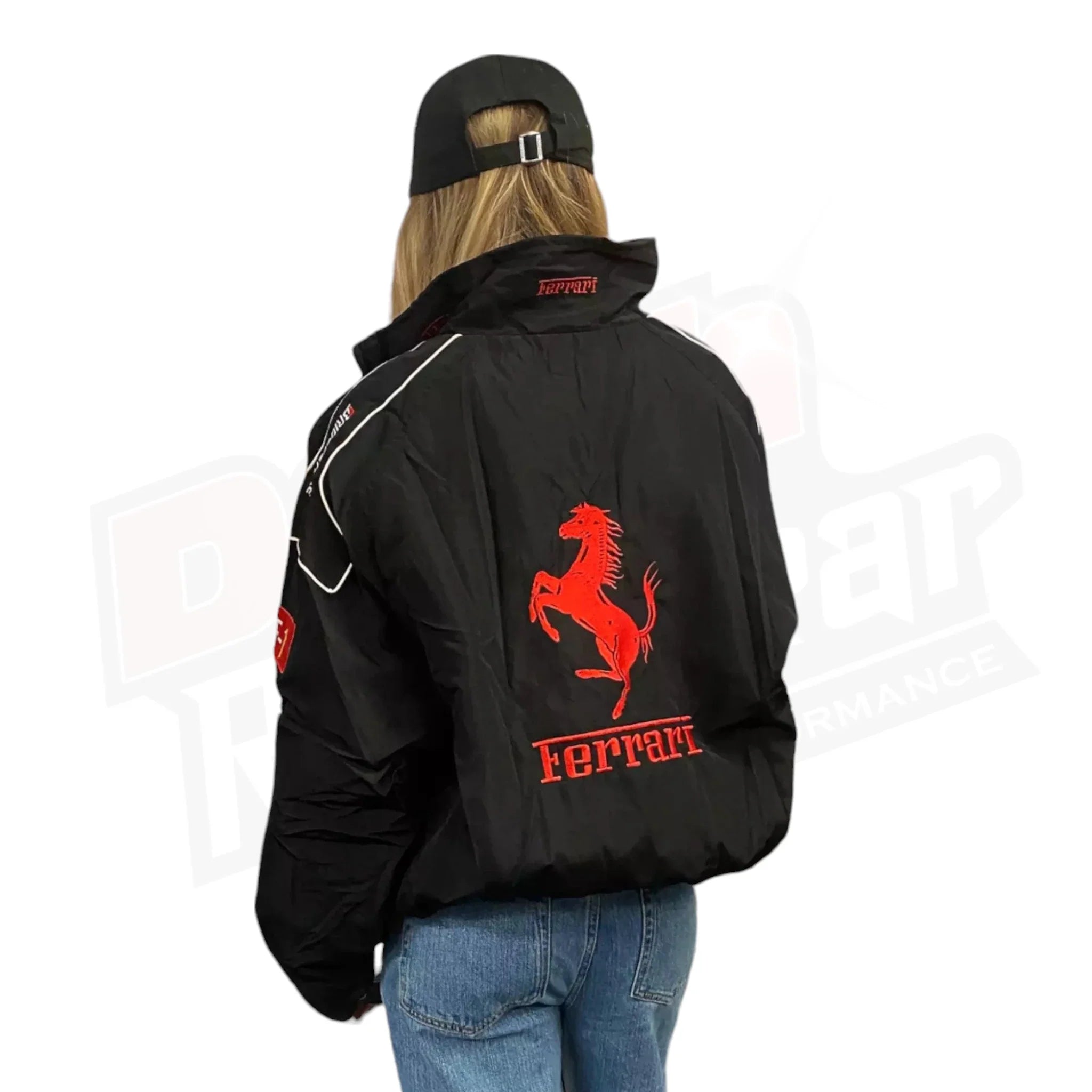 Embroidered F1 Ferrari Racing Jacket Dash Racegear