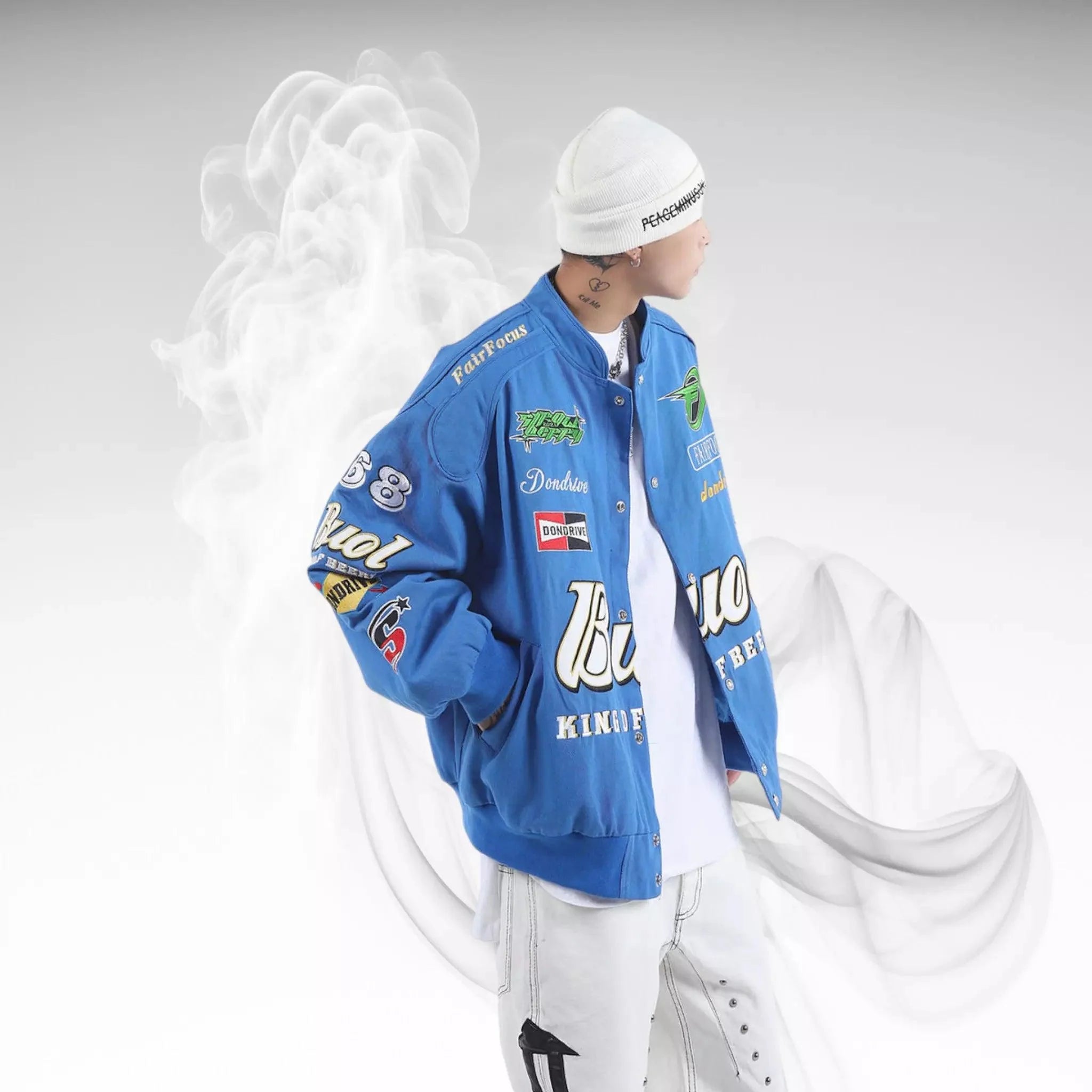 FAIR FOCUS EMBROIDERED RACING JACKET - Dash Racegear 