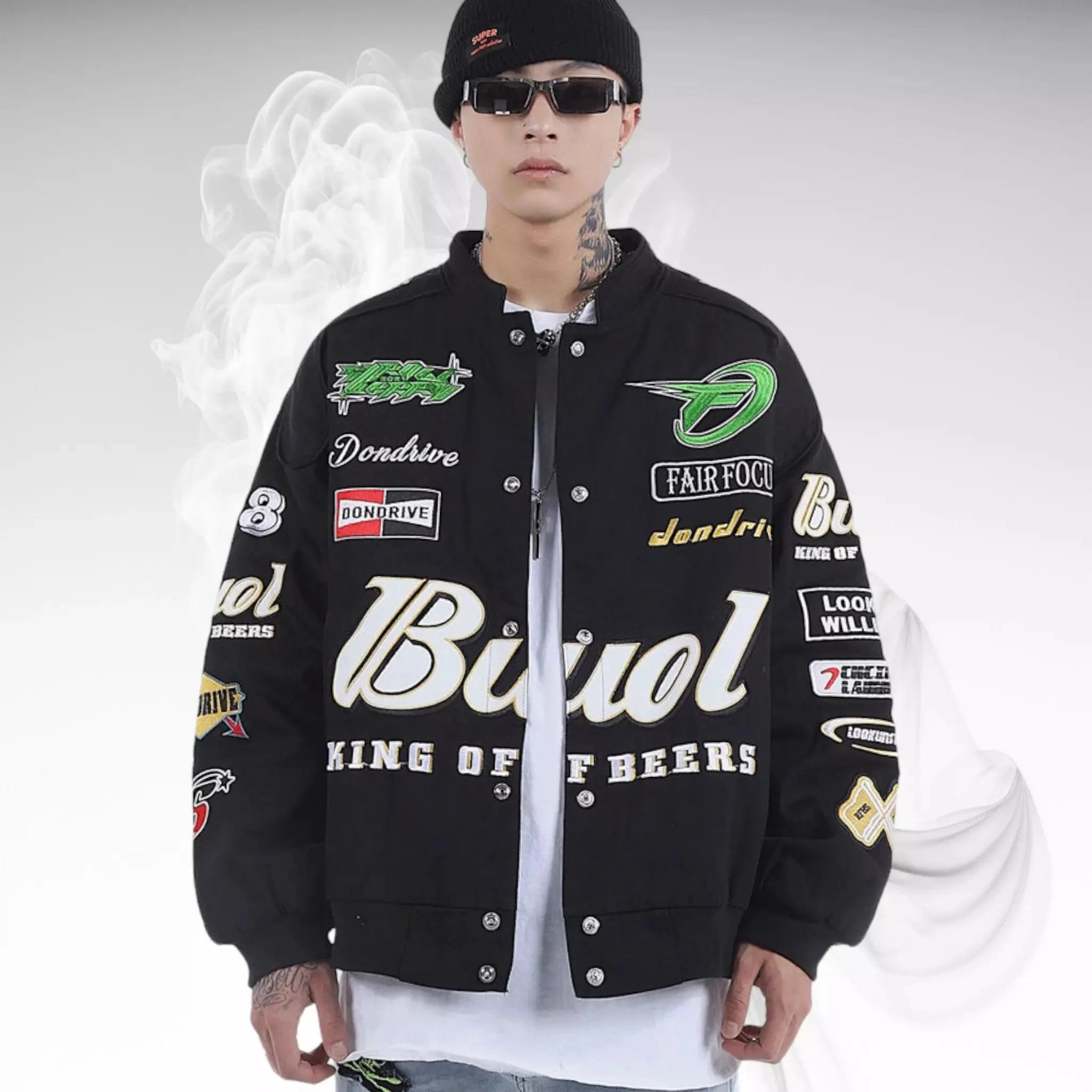 FAIR FOCUS EMBROIDERED RACING JACKET - Dash Racegear 