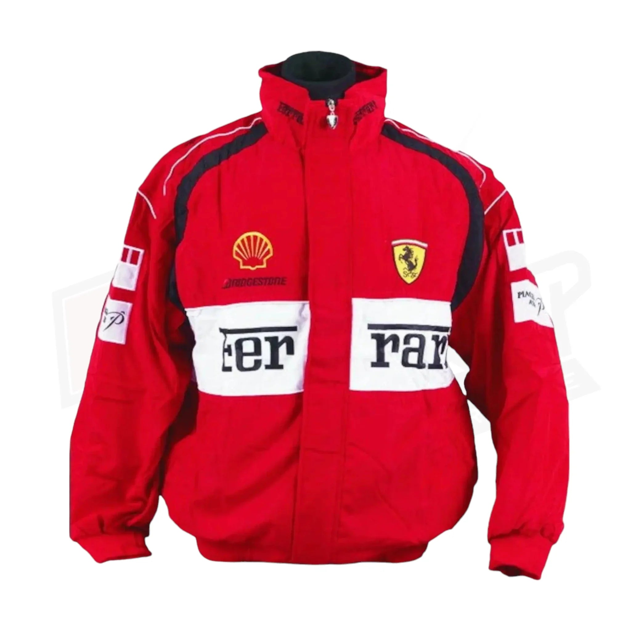 Ferrari F1 Racing Embroidered Bomber Jacket Dash Racegear