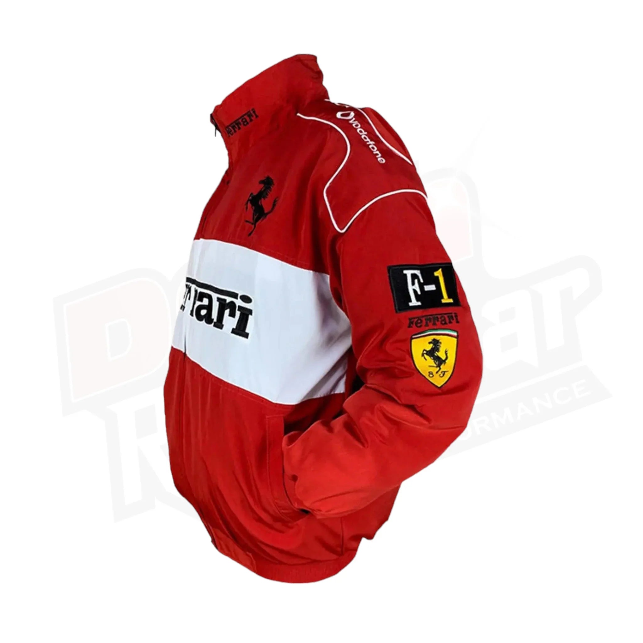 Ferrari Racing Jacket Red and White Nascar Edition Dash Racegear