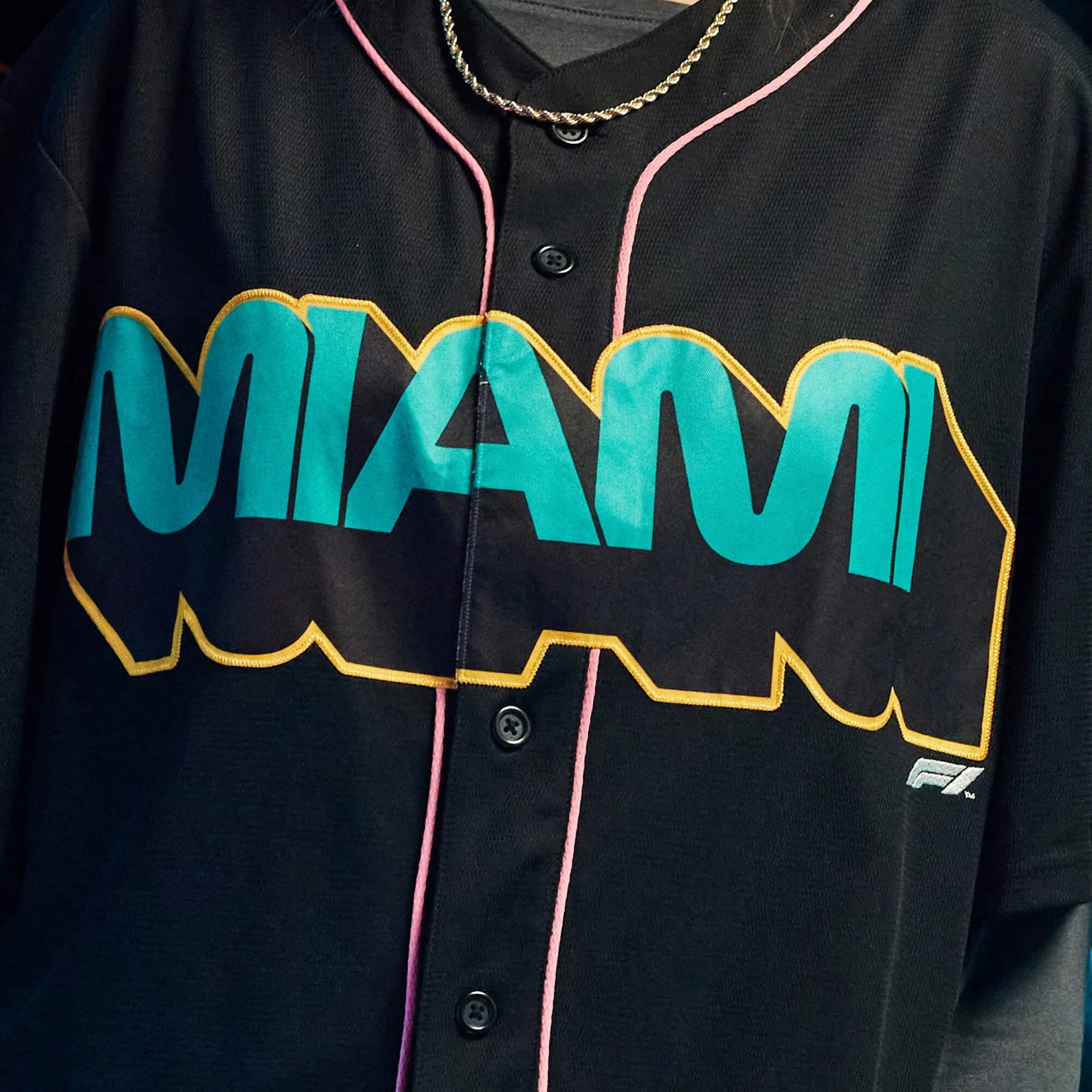 Formula 1 Miami Franchise Baseball Jersey DASH RACEGEAR