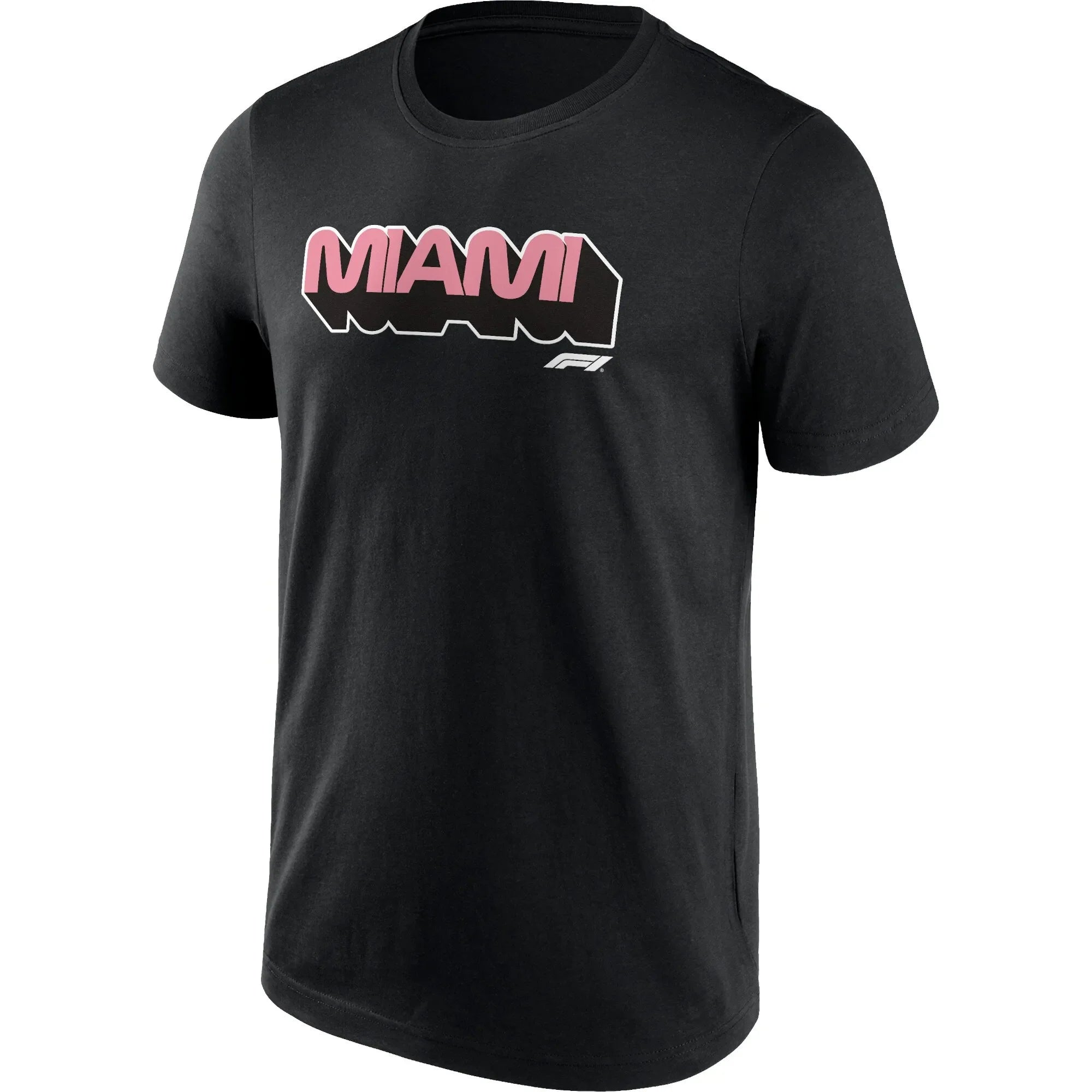 Formula 1 Miami Wordmark Graphic T-Shirt Black DASH RACEGEAR