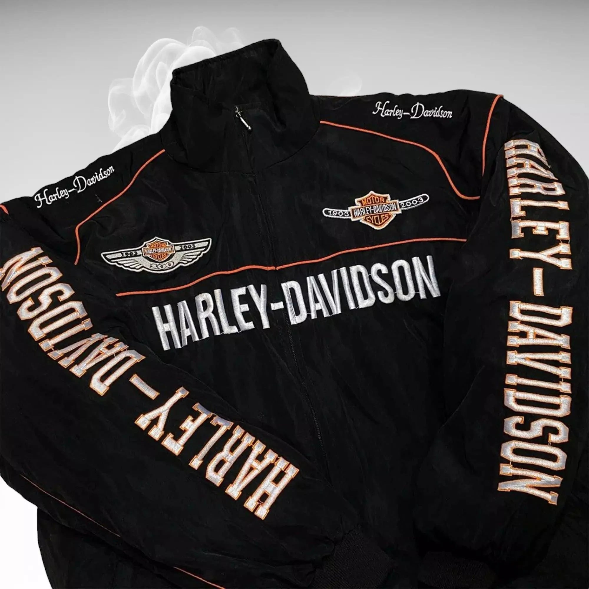 Harley Davidson Retro F1 Embroidery Racing jacket Limited Edition - Dash Racegear